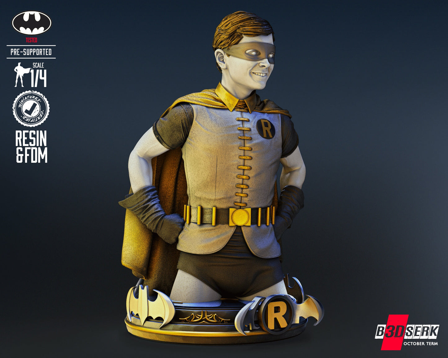 Old School Sidekick bust(unpainted)