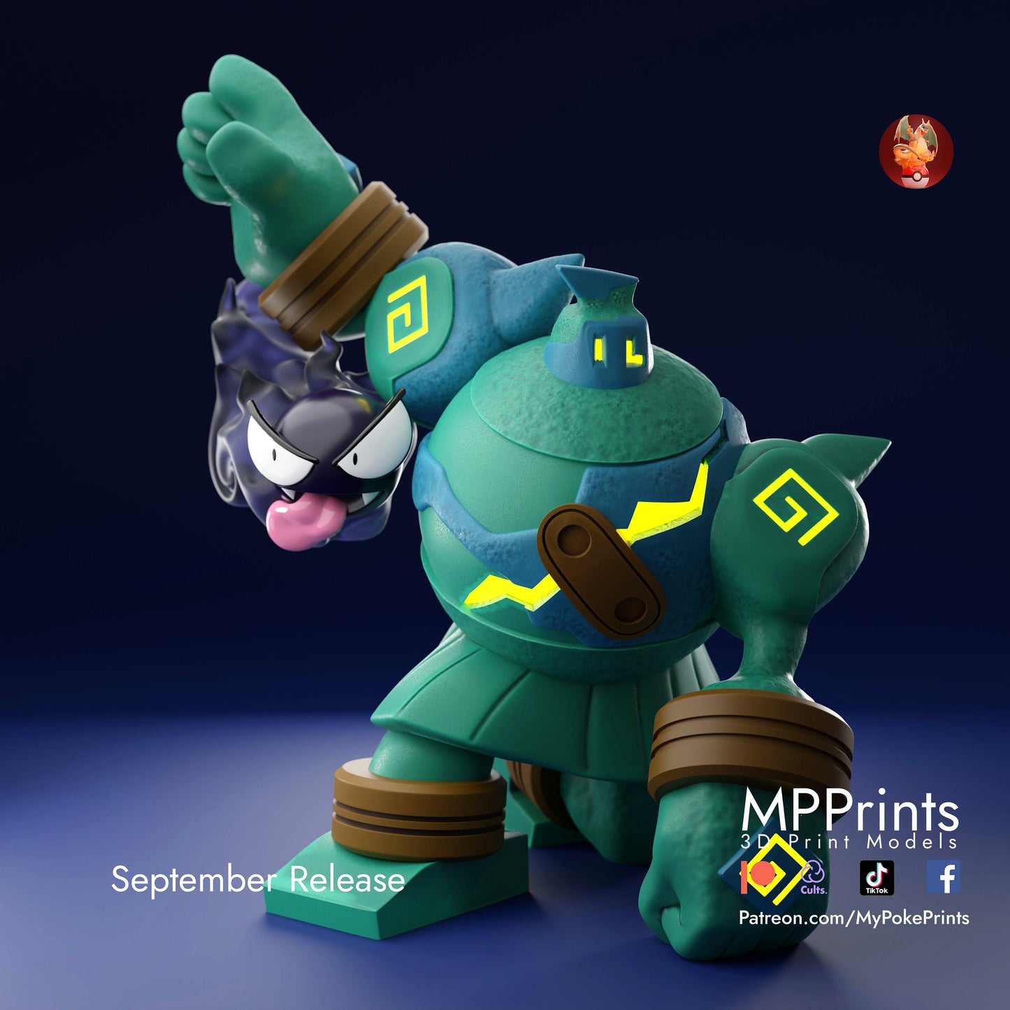 golurk crew pokemon model/figurine(unpainted)