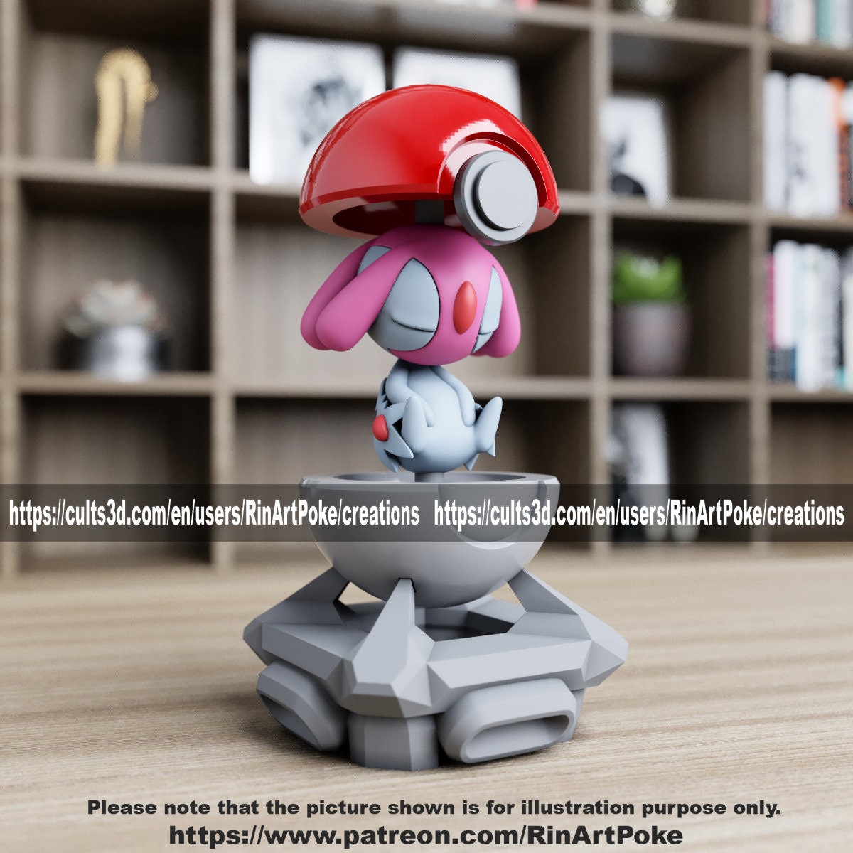 Mesprit in a Ball model/figurine(unpainted)