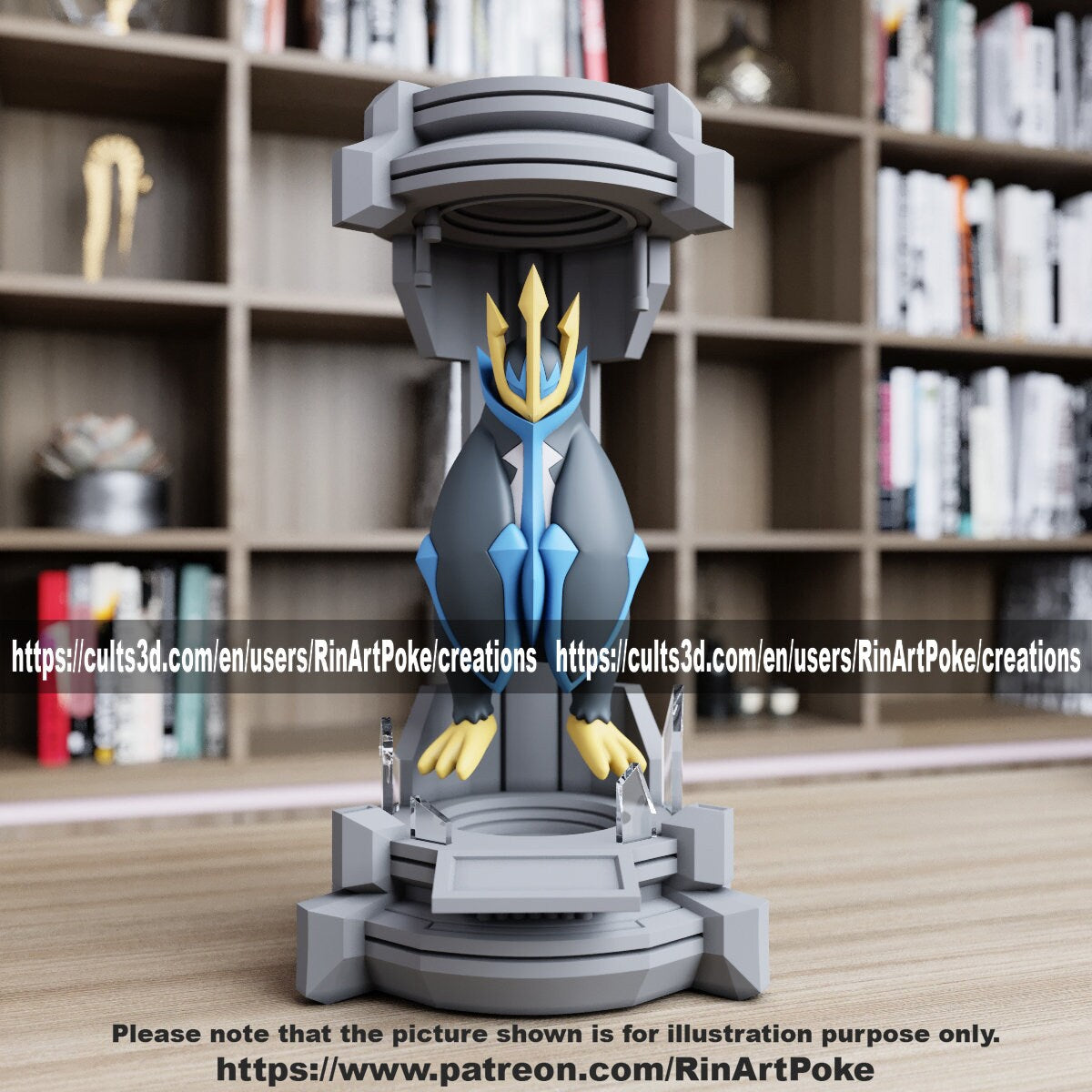 Cryo Empoleon model/figurine(unpainted)