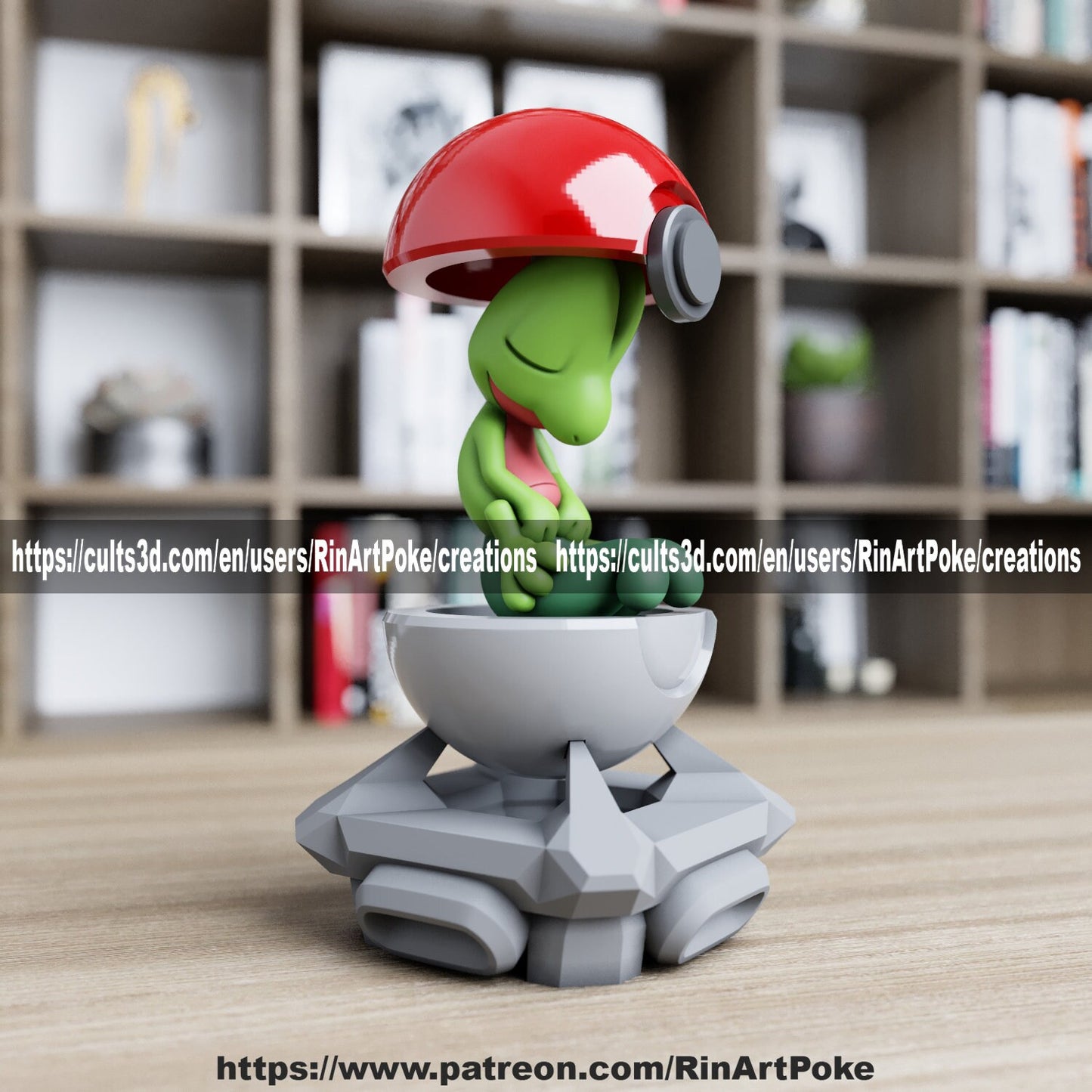 Treeko in a ball model/figurine(unpainted)
