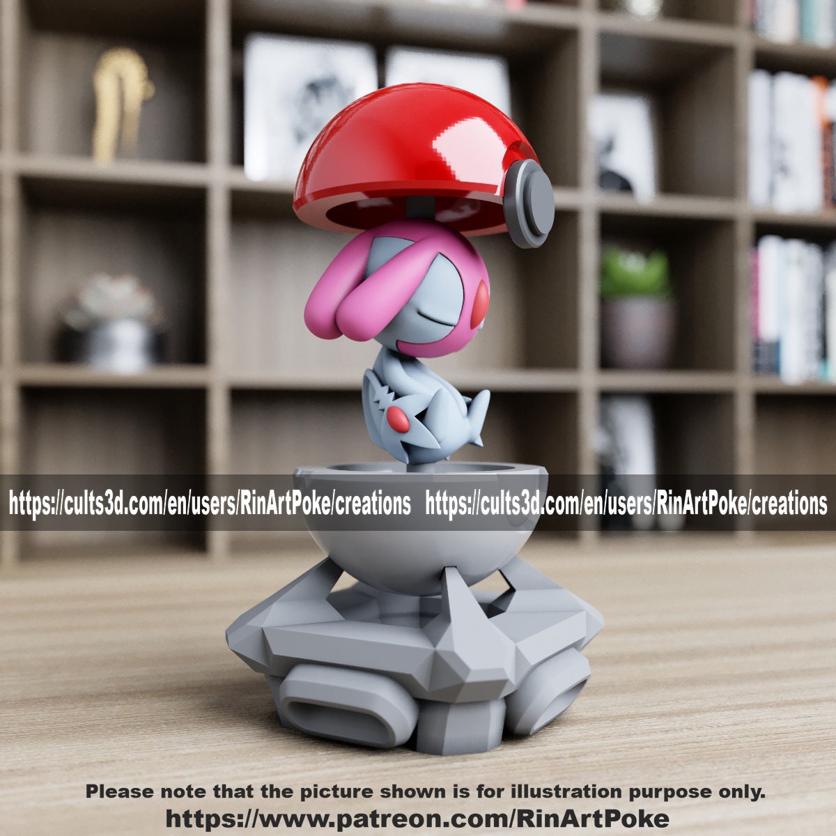 Mesprit in a Ball model/figurine(unpainted)