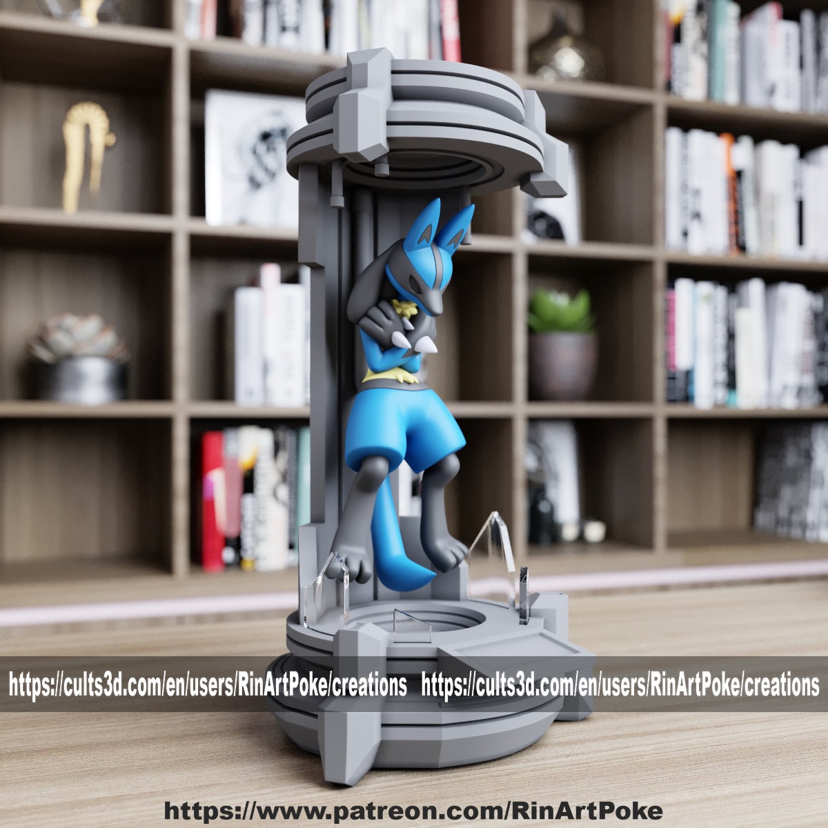 Cryo Lucario model/figurine(unpainted)