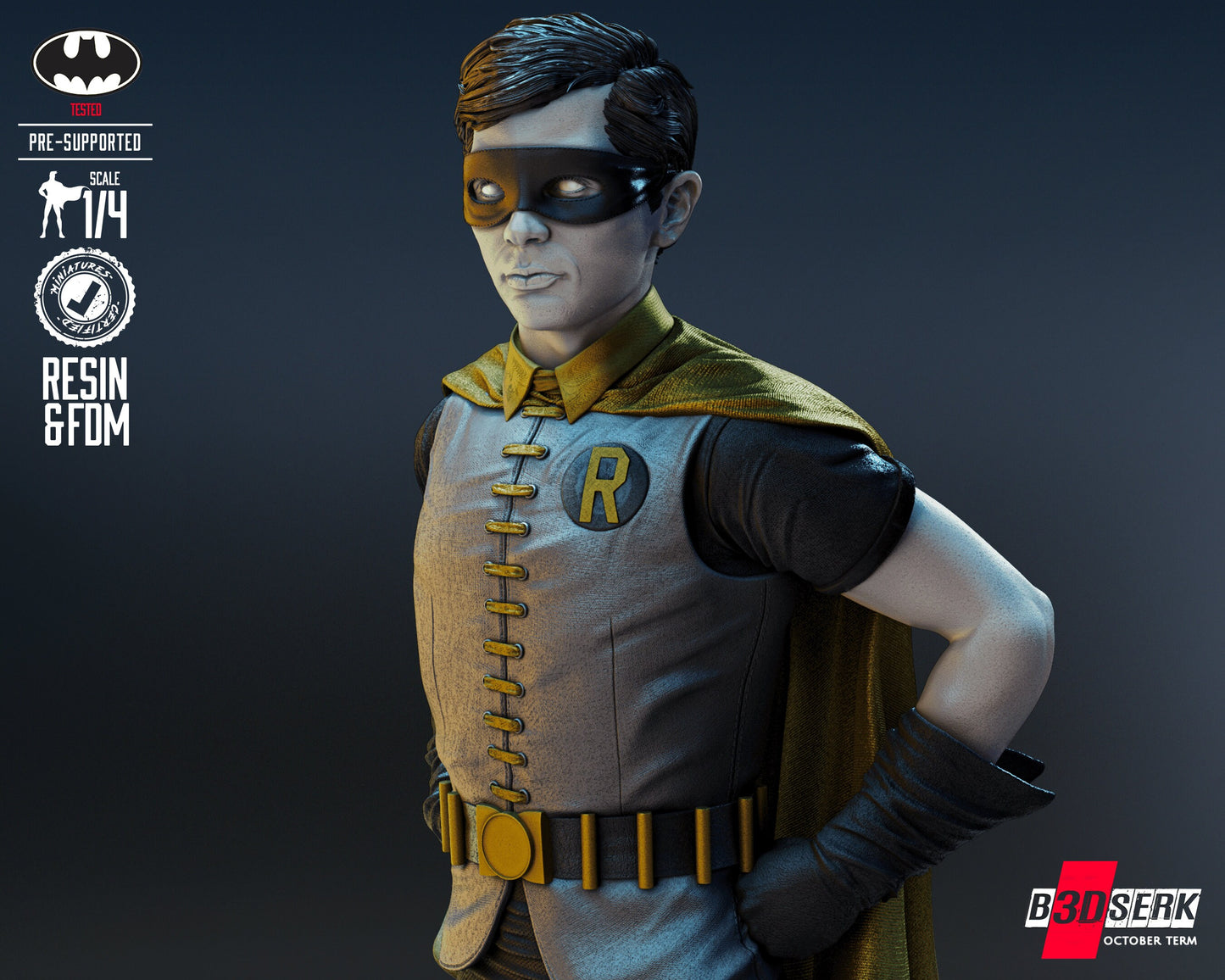 Old School Sidekick bust(unpainted)