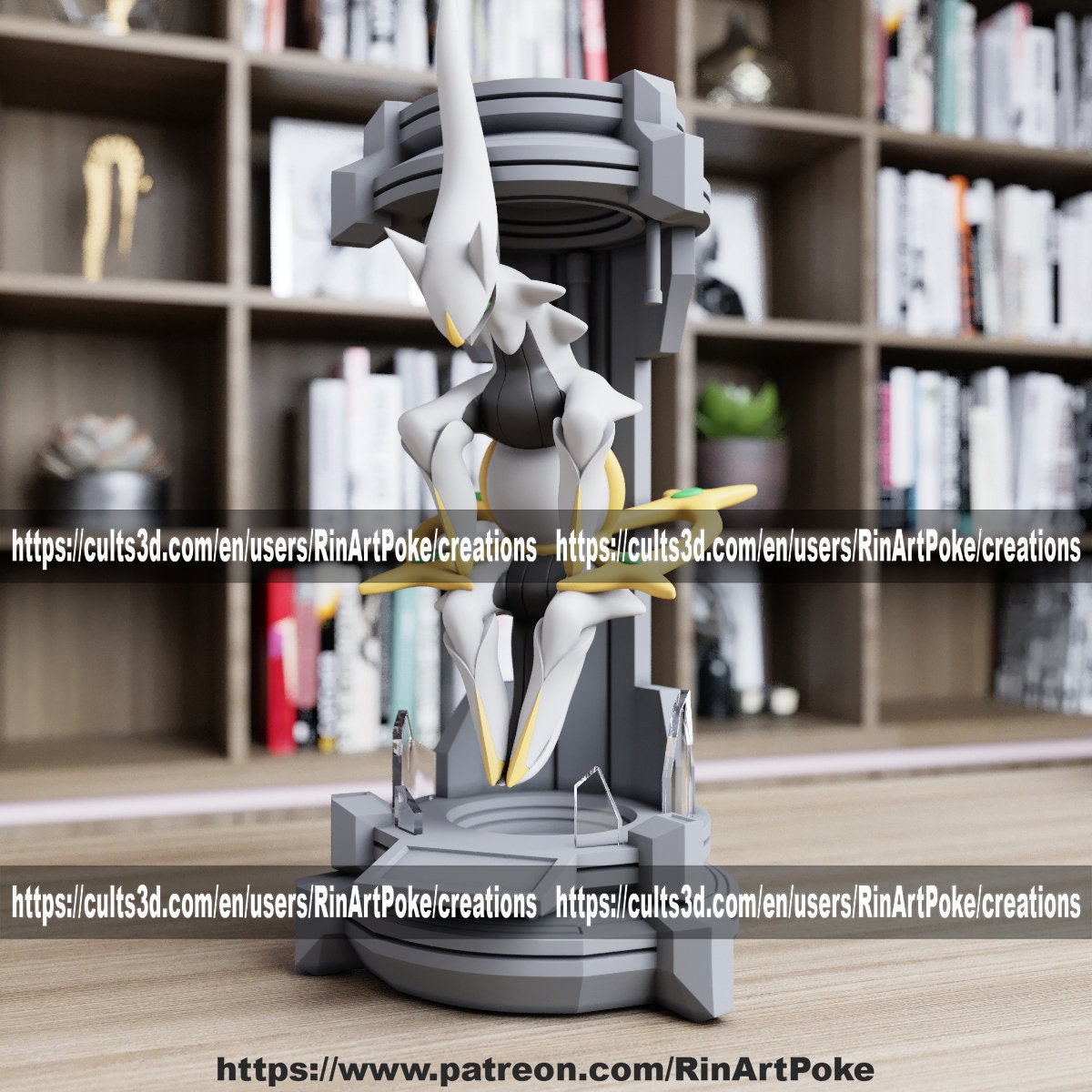 Cryo arceus model/figurine(unpainted)