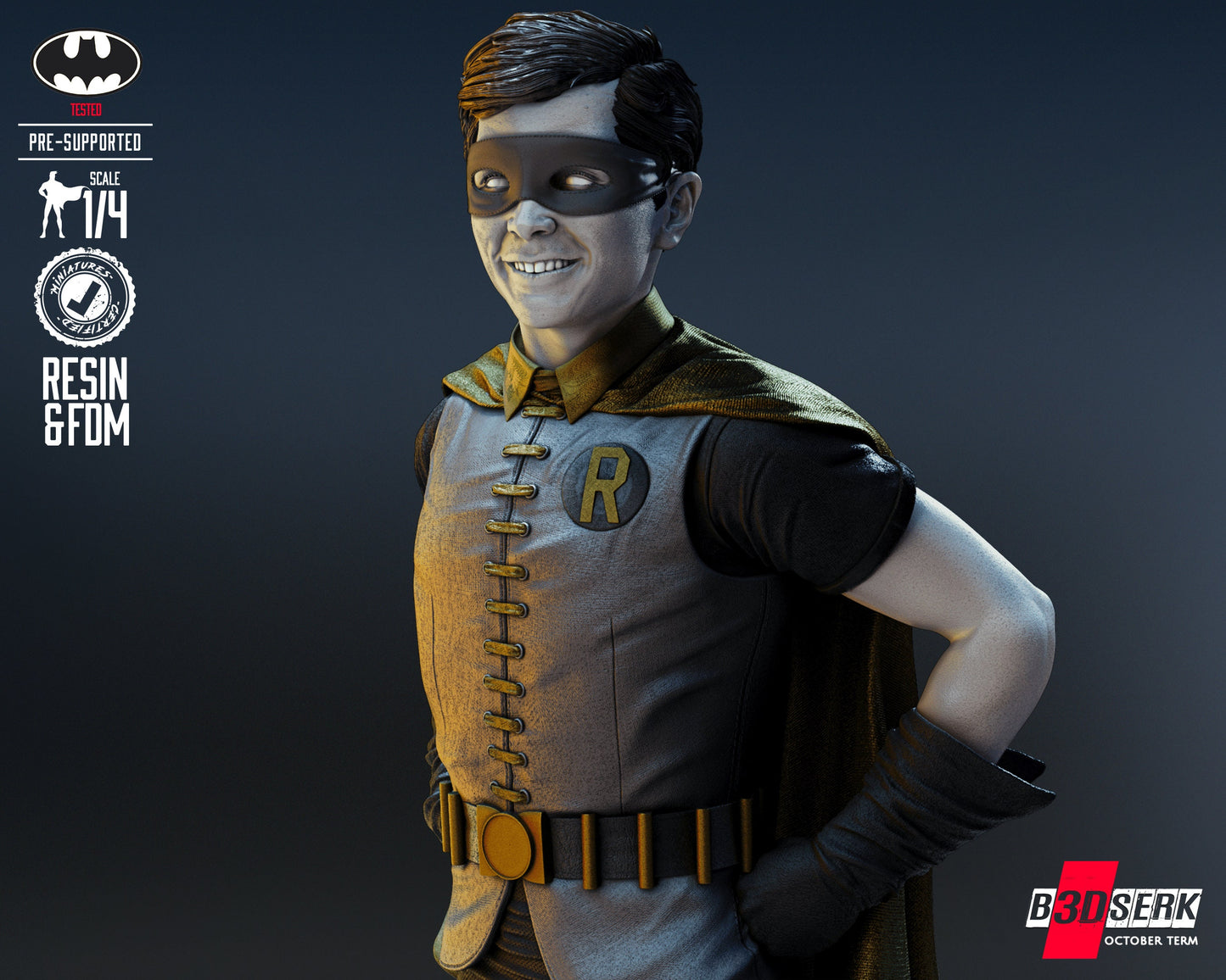 Old School Sidekick bust(unpainted)