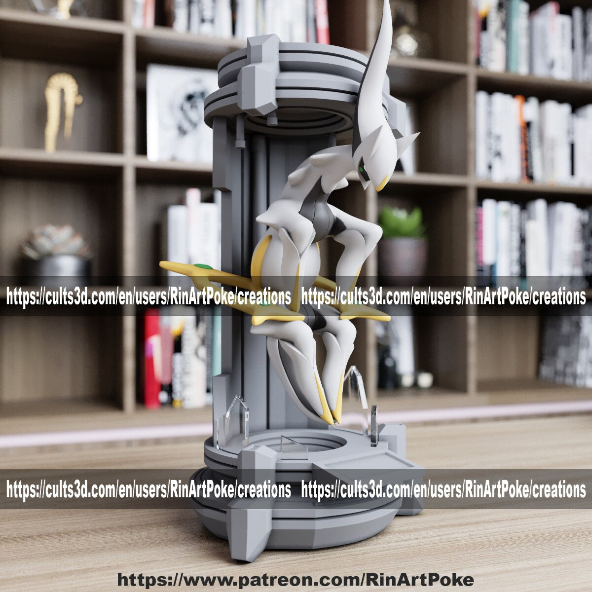 Cryo arceus model/figurine(unpainted)