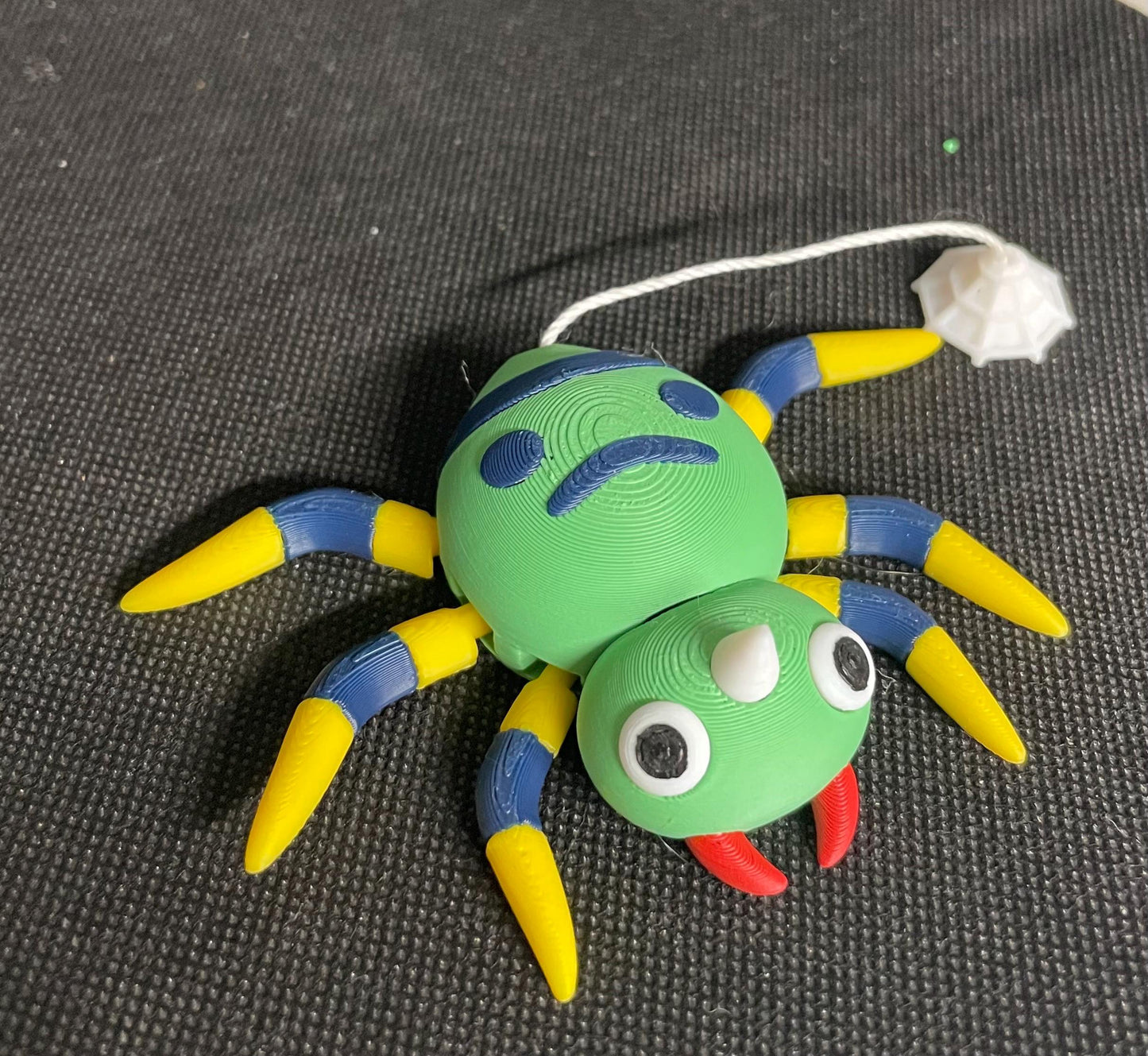 Articulating/flexible spinarak fidget