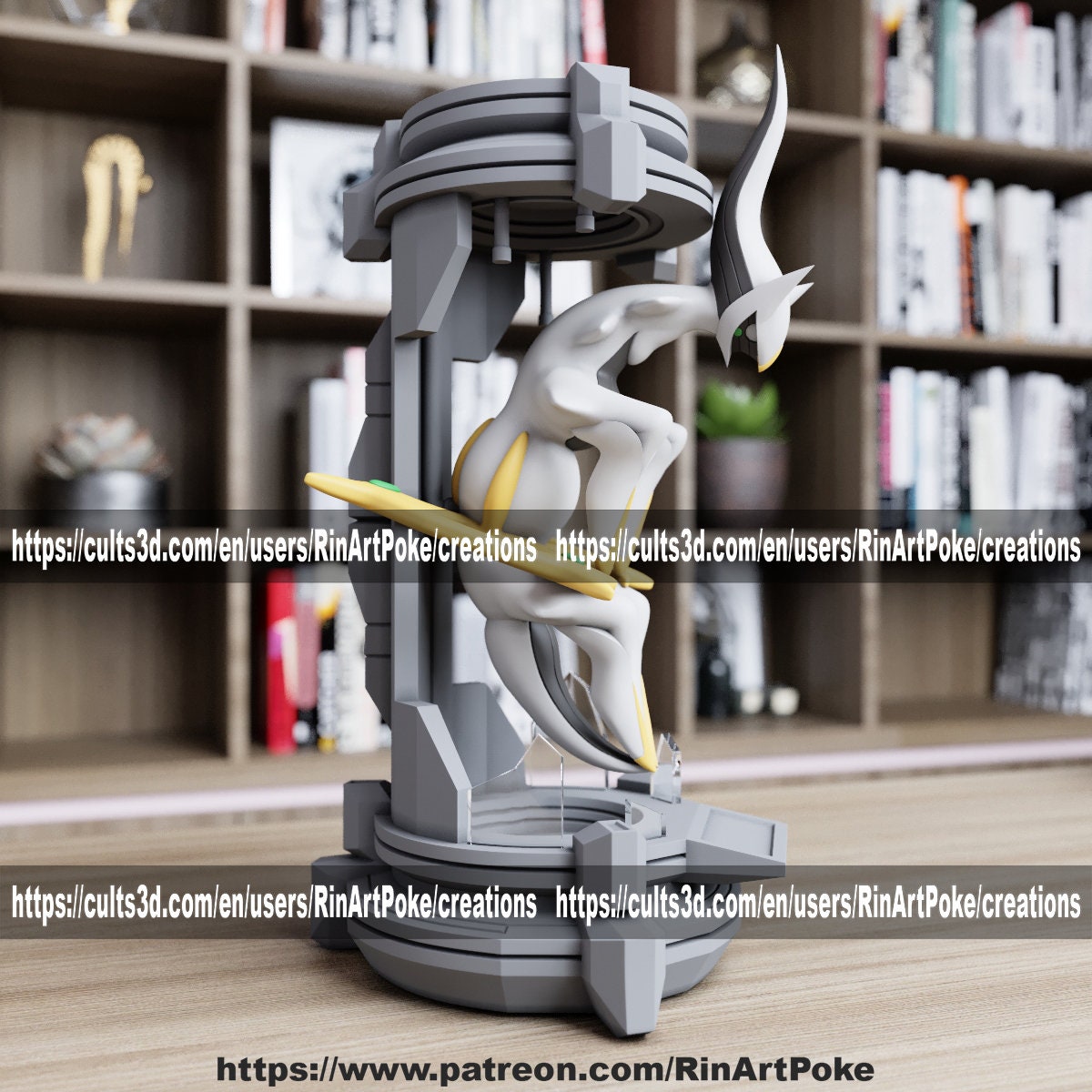 Cryo arceus model/figurine(unpainted)