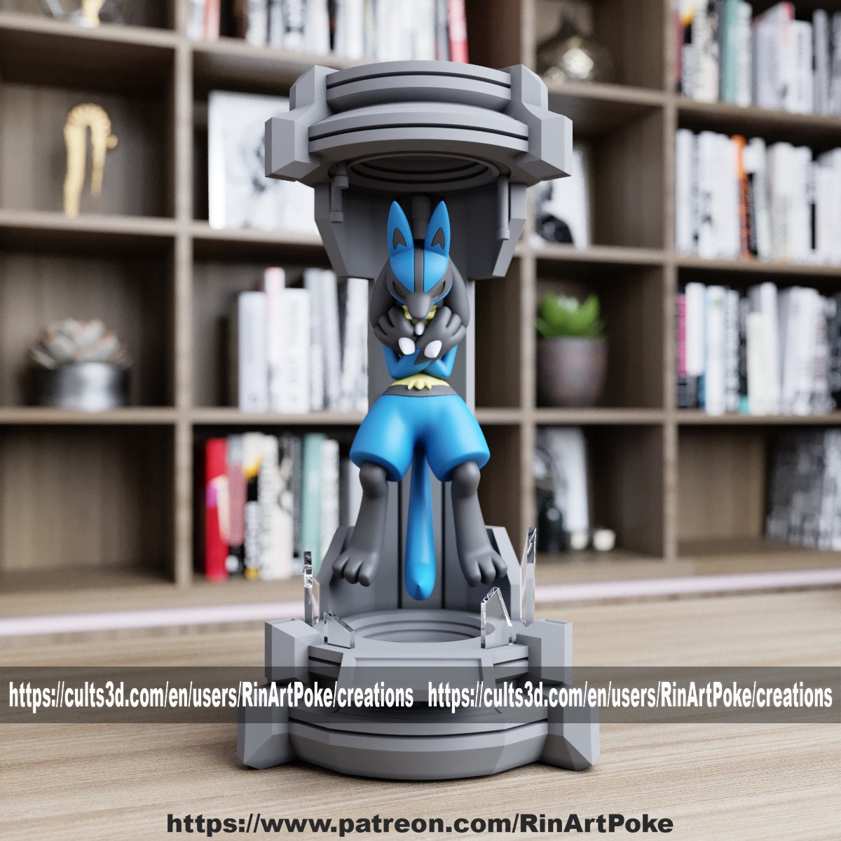 Cryo Lucario model/figurine(unpainted)