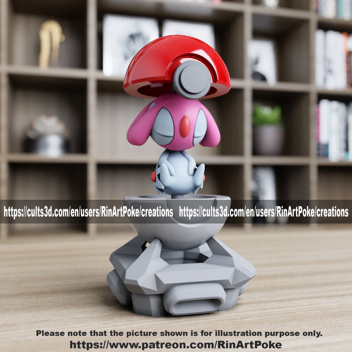Mesprit in a Ball model/figurine(unpainted)