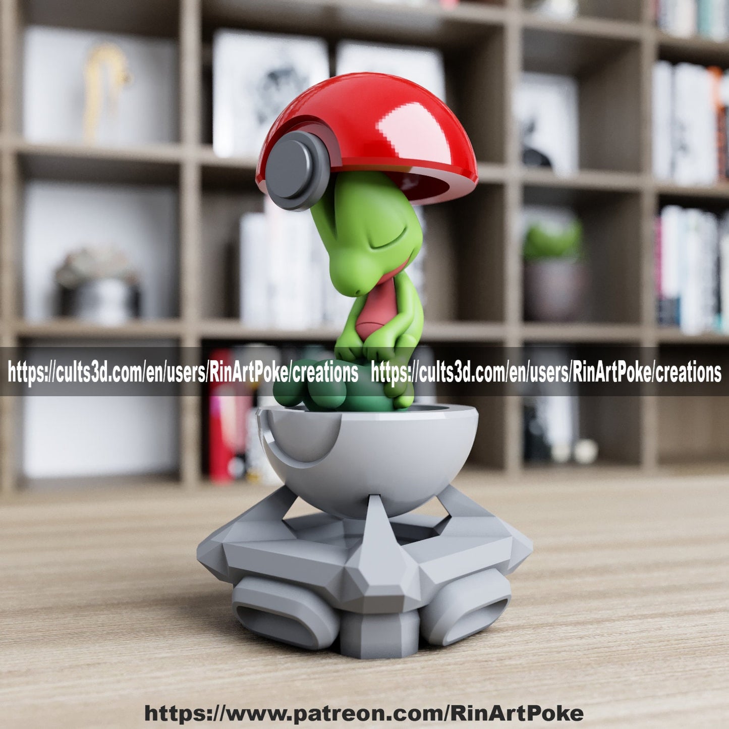 Treeko in a ball model/figurine(unpainted)