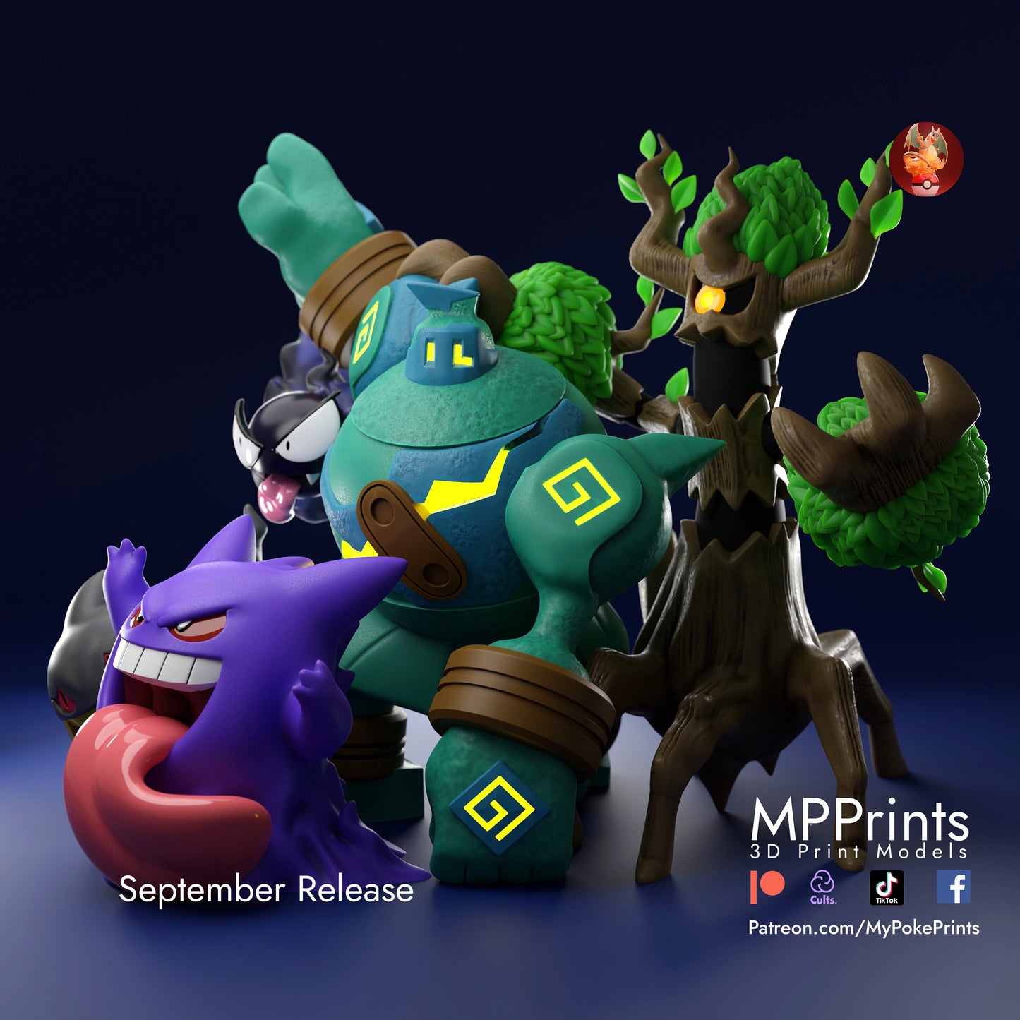 golurk crew pokemon model/figurine(unpainted)