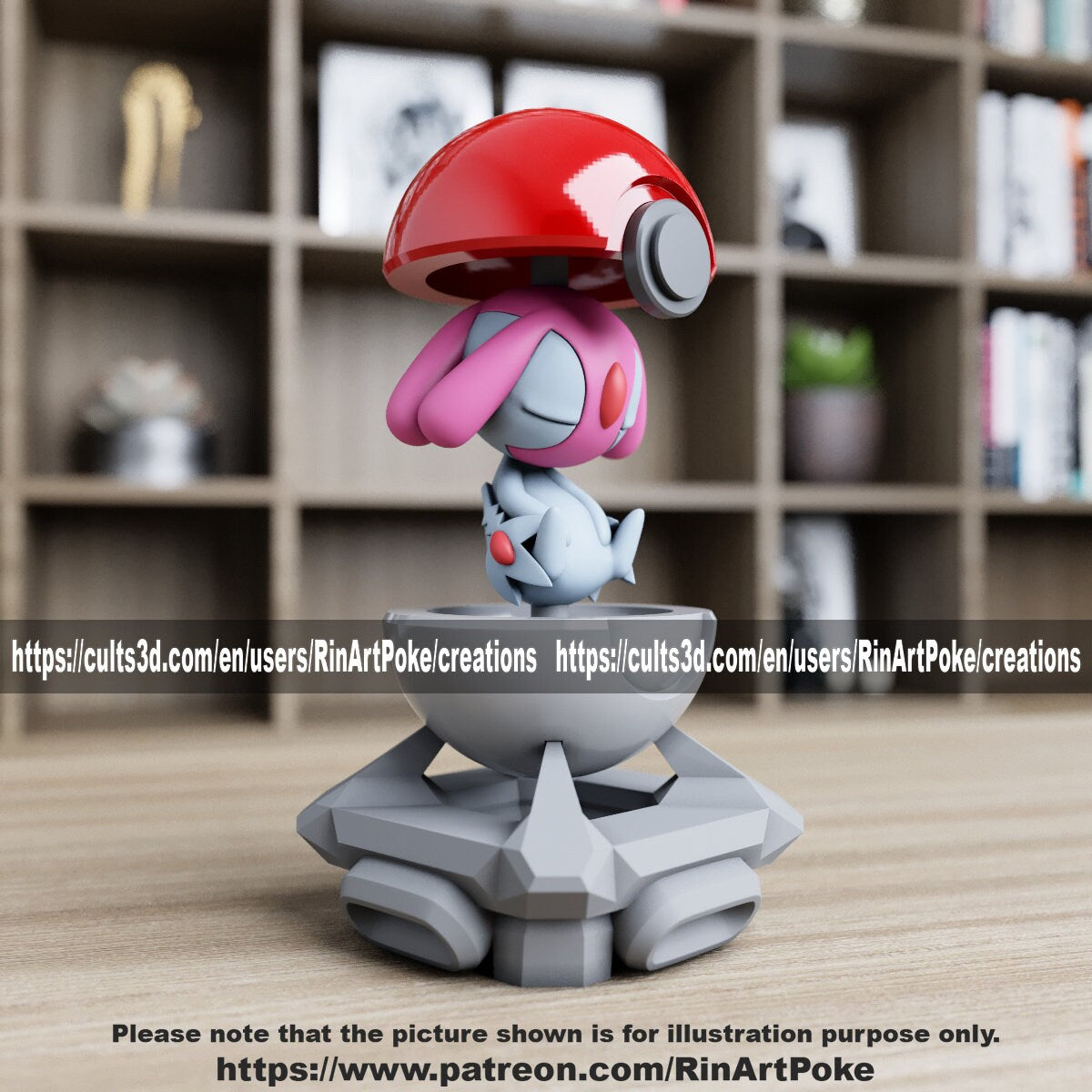 Mesprit in a Ball model/figurine(unpainted)