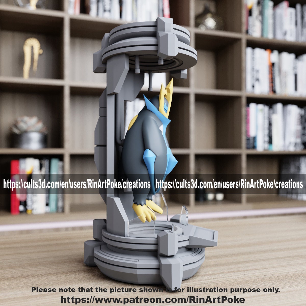 Cryo Empoleon model/figurine(unpainted)