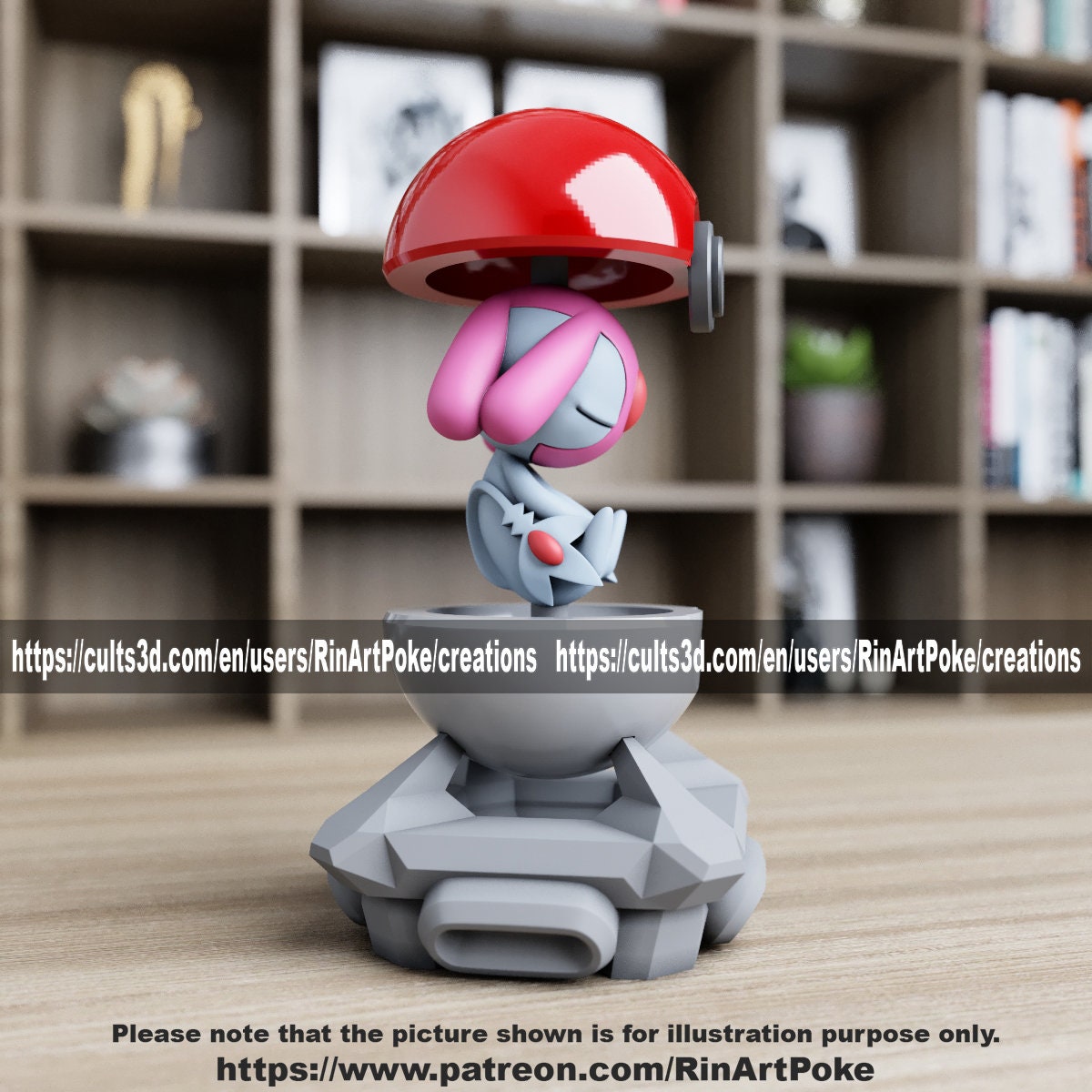 Mesprit in a Ball model/figurine(unpainted)