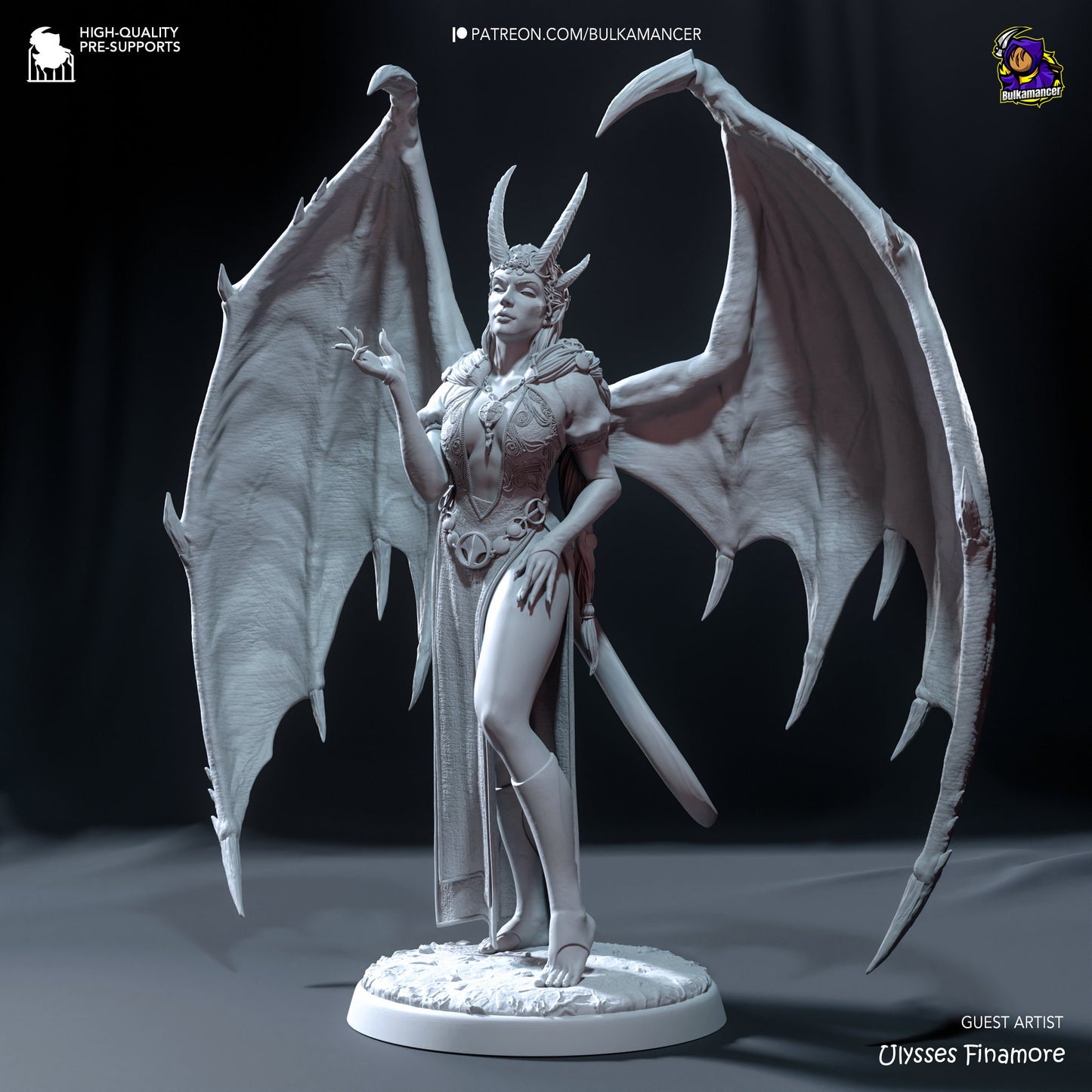 Devil girl model/figurine(unpainted)