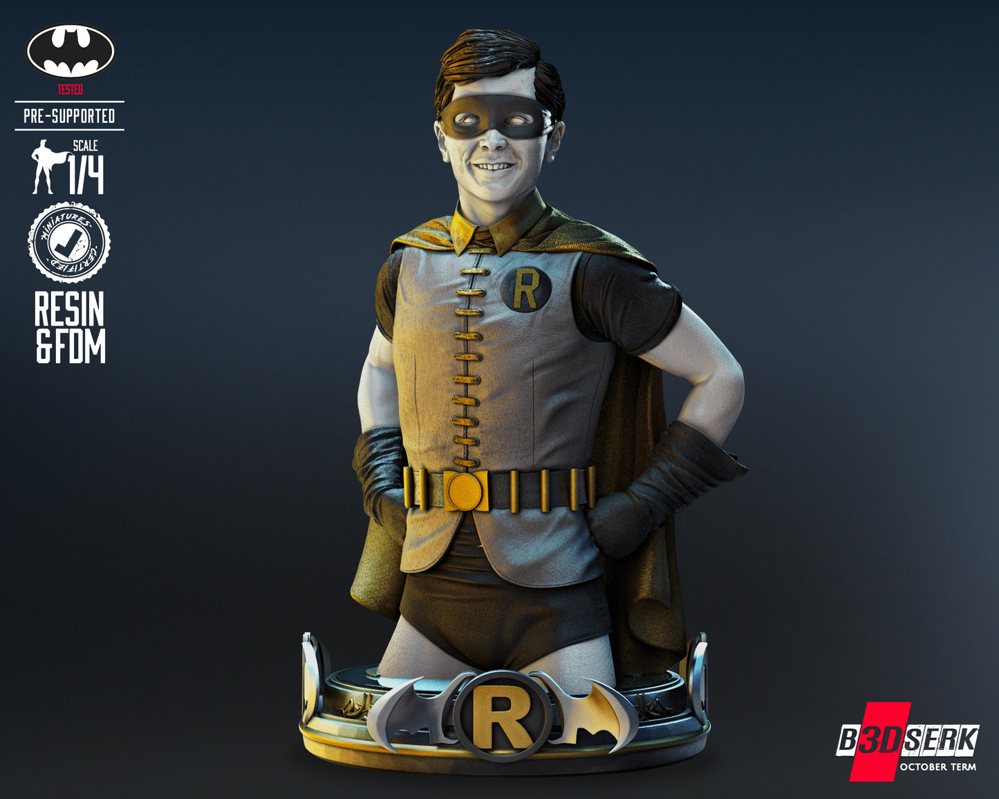 Old School Sidekick bust(unpainted)