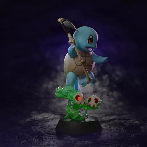 Squirtle Pokemon model/figurine(unpainted)