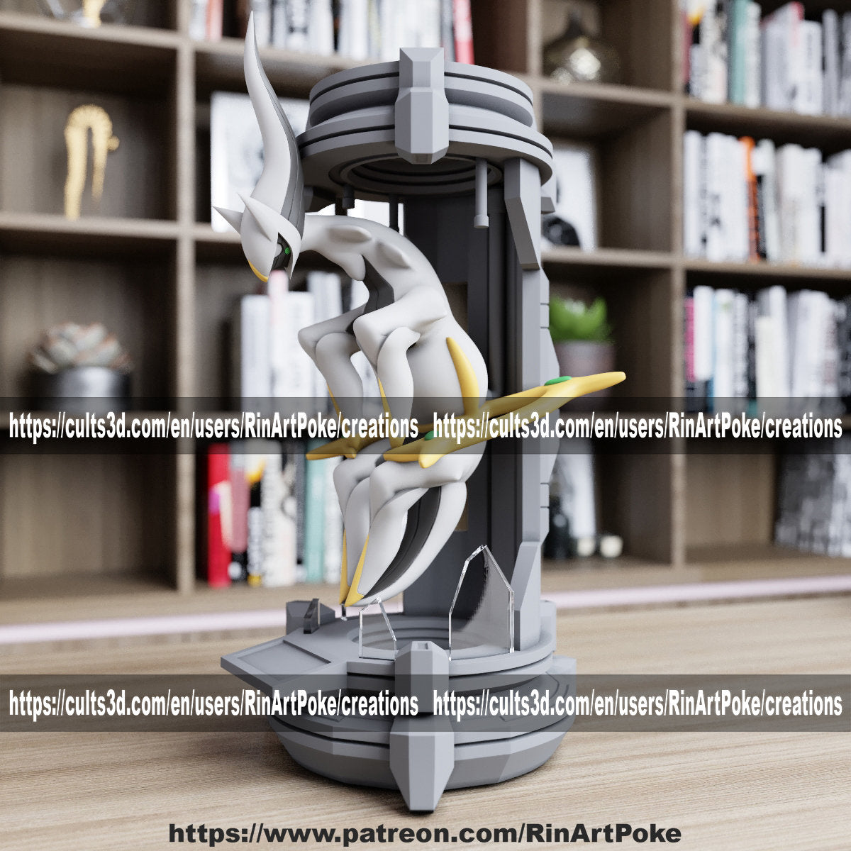 Cryo arceus model/figurine(unpainted)
