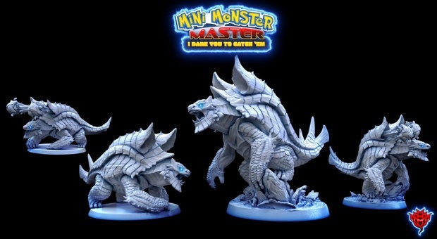 Blastoise Pokemon model/figurine by Mini Monster Mayhem (unpainted)