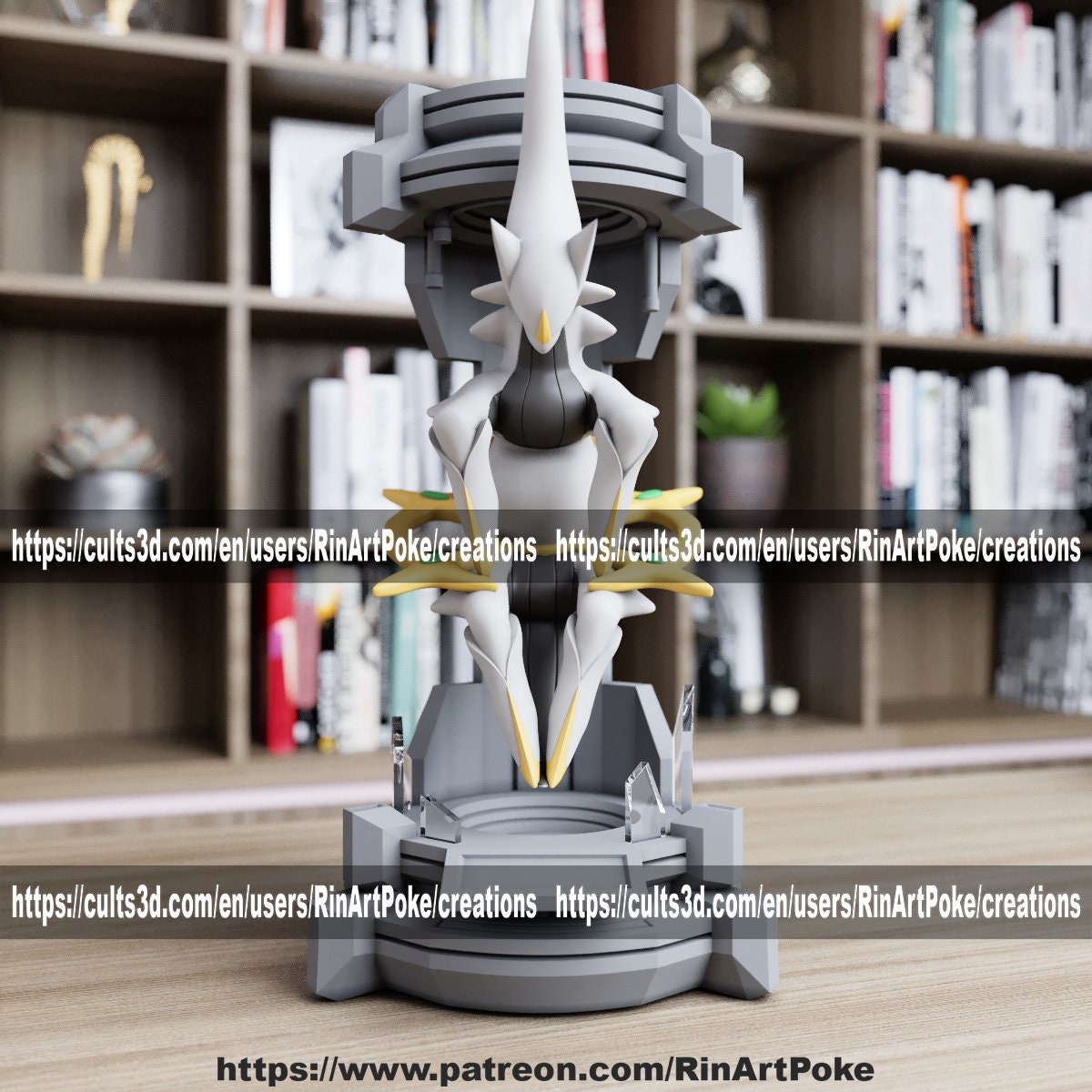Cryo arceus model/figurine(unpainted)