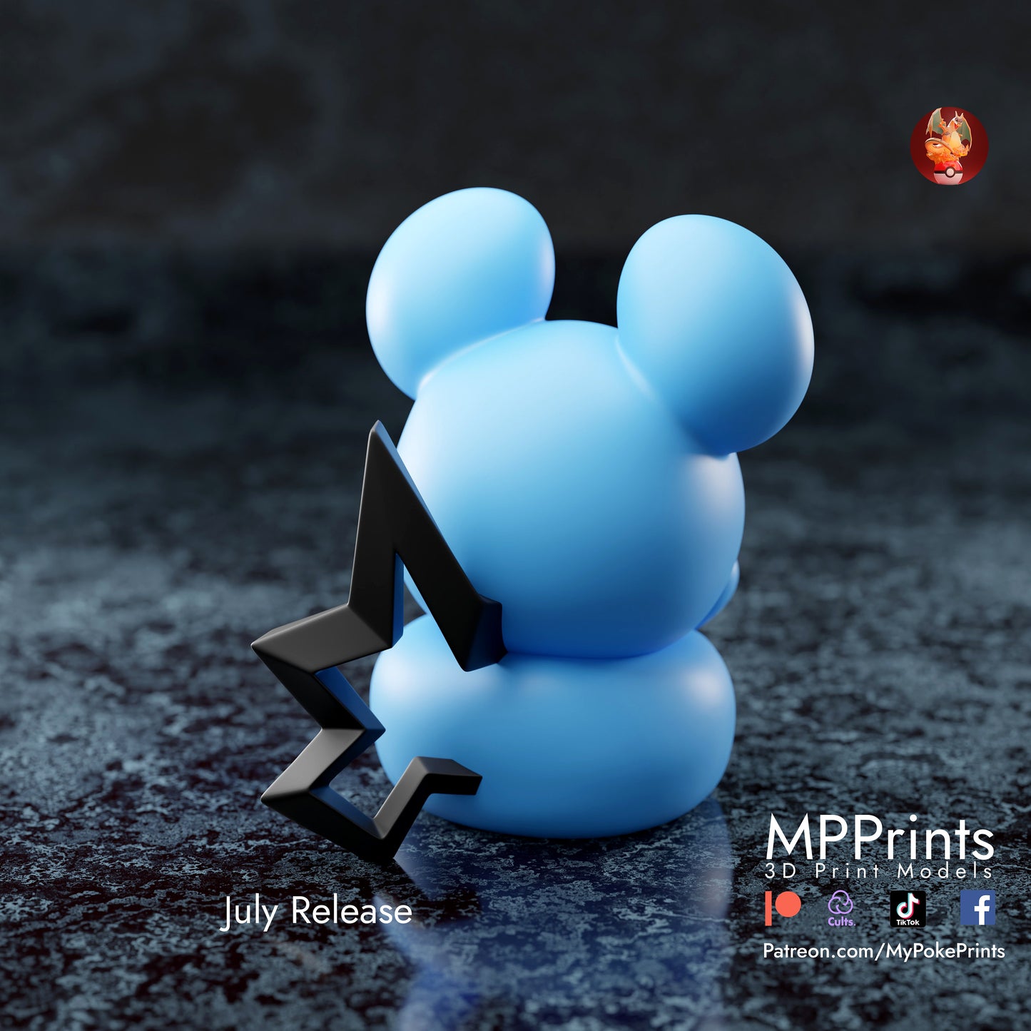 Cute Marill model/figurine(unpainted)