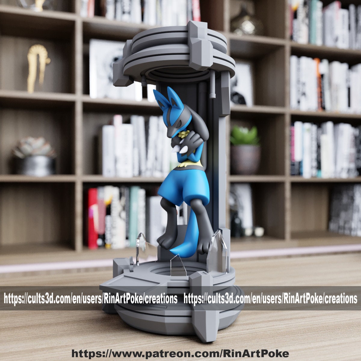 Cryo Lucario model/figurine(unpainted)
