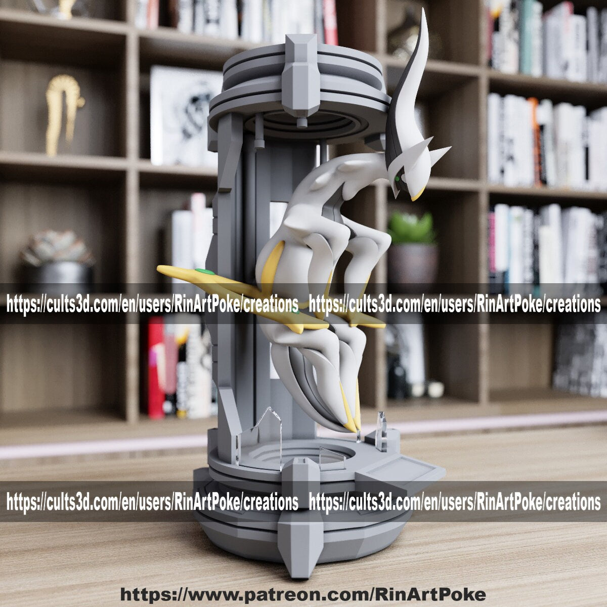 Cryo arceus model/figurine(unpainted)