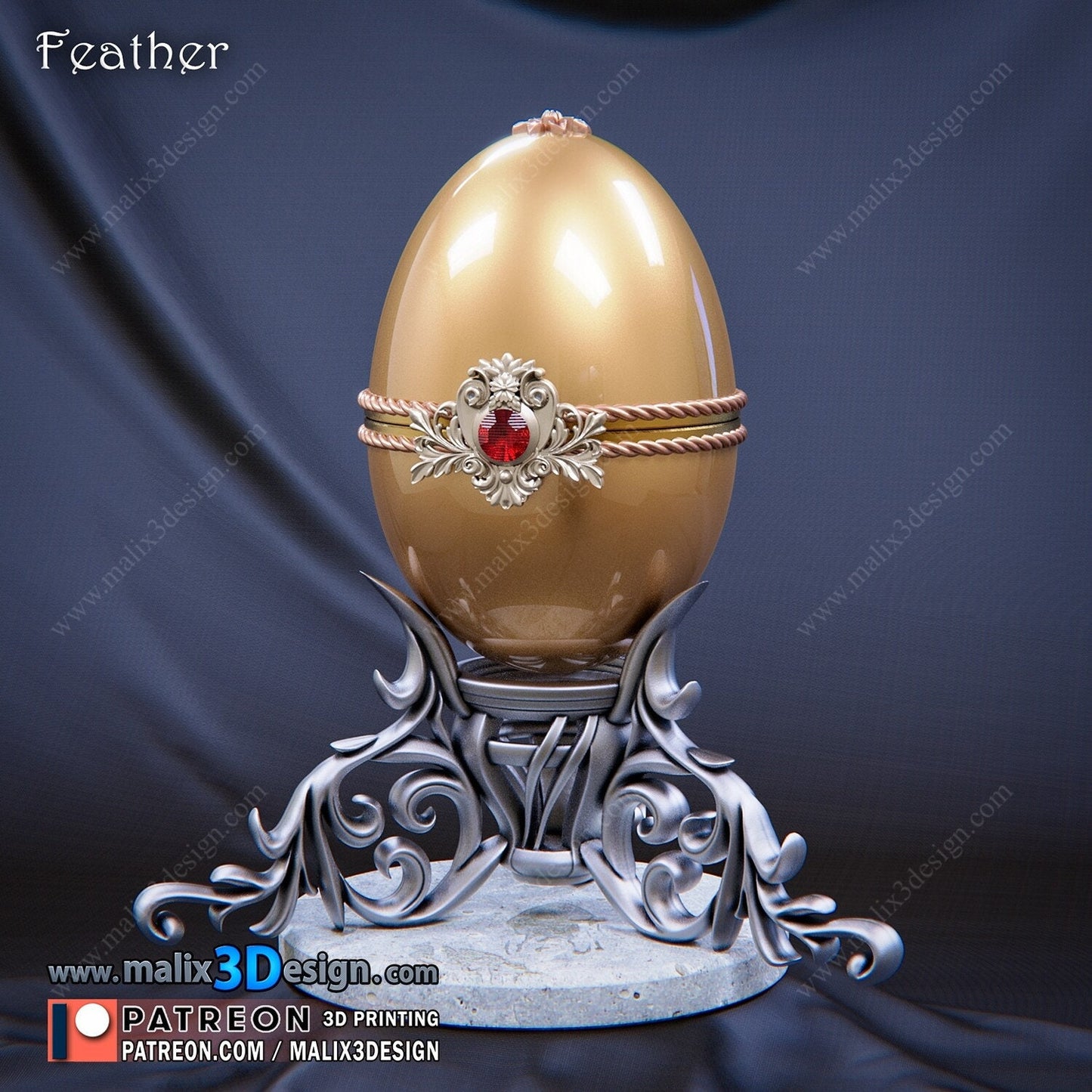 FABERGÉ eggs 3(unpainted)