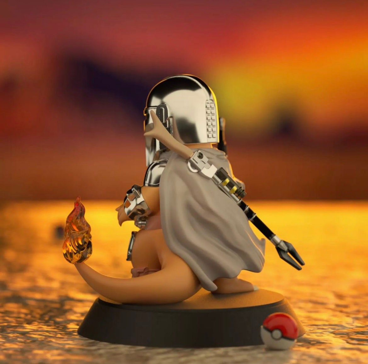 Mando Charmander Pokemon figurine/model (unpainted)
