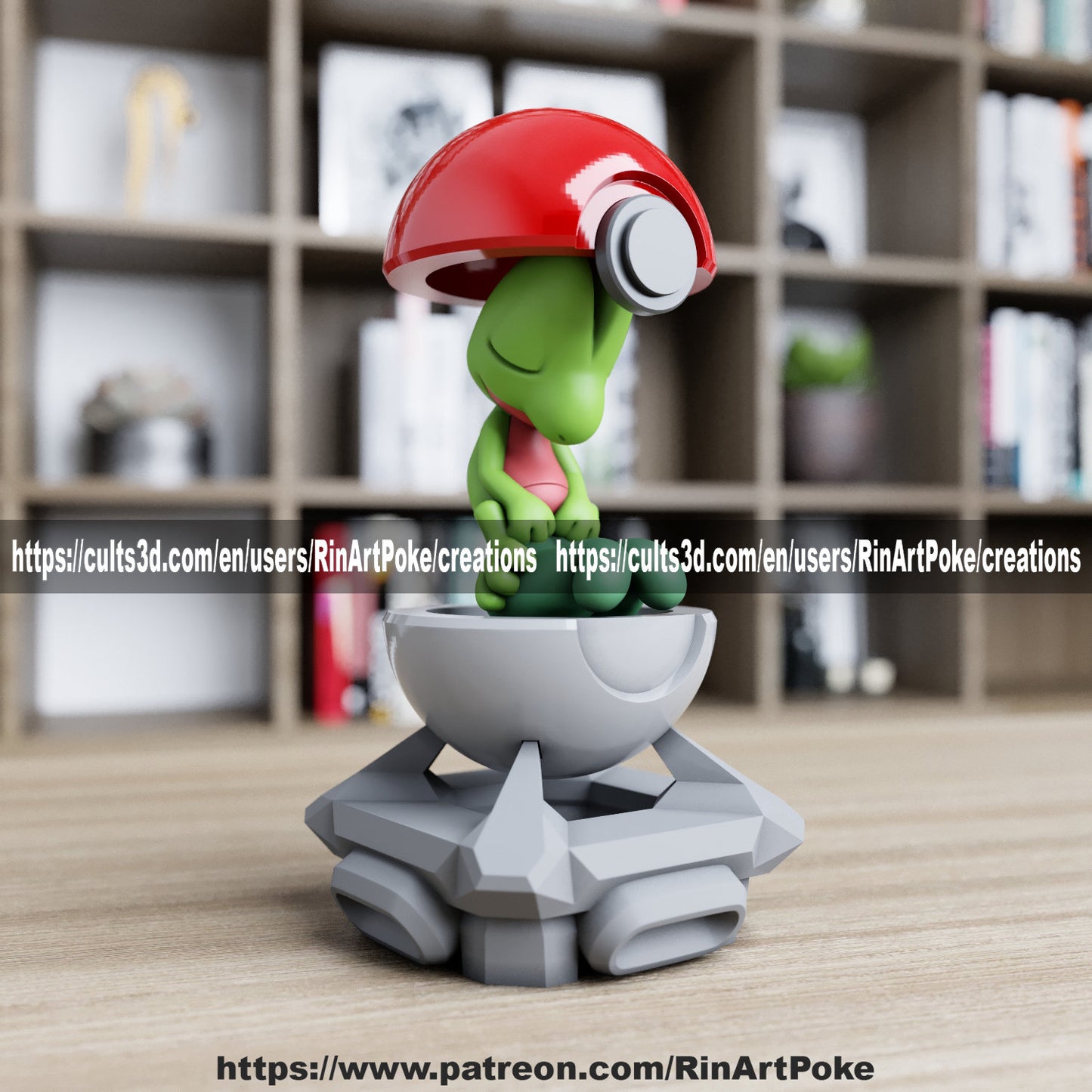 Treeko in a ball model/figurine(unpainted)