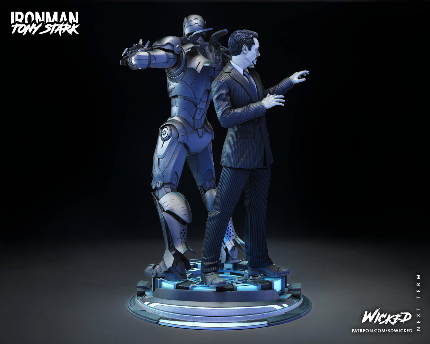 Iron guy Diorama(unpainted)
