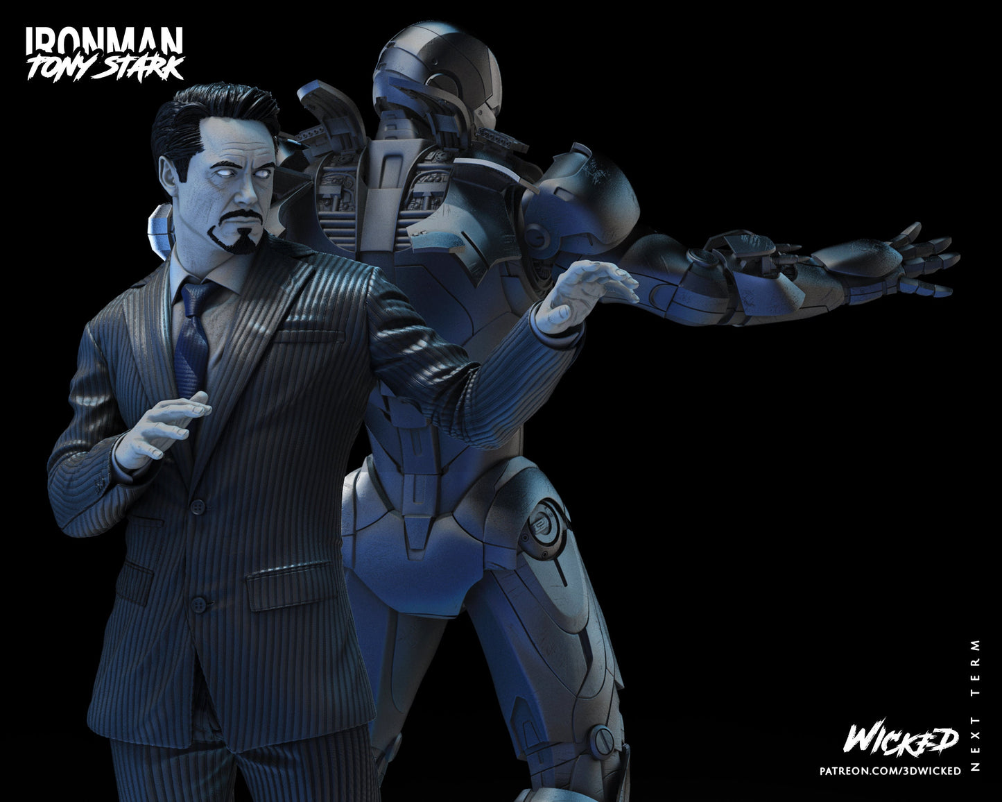 Iron guy Diorama(unpainted)