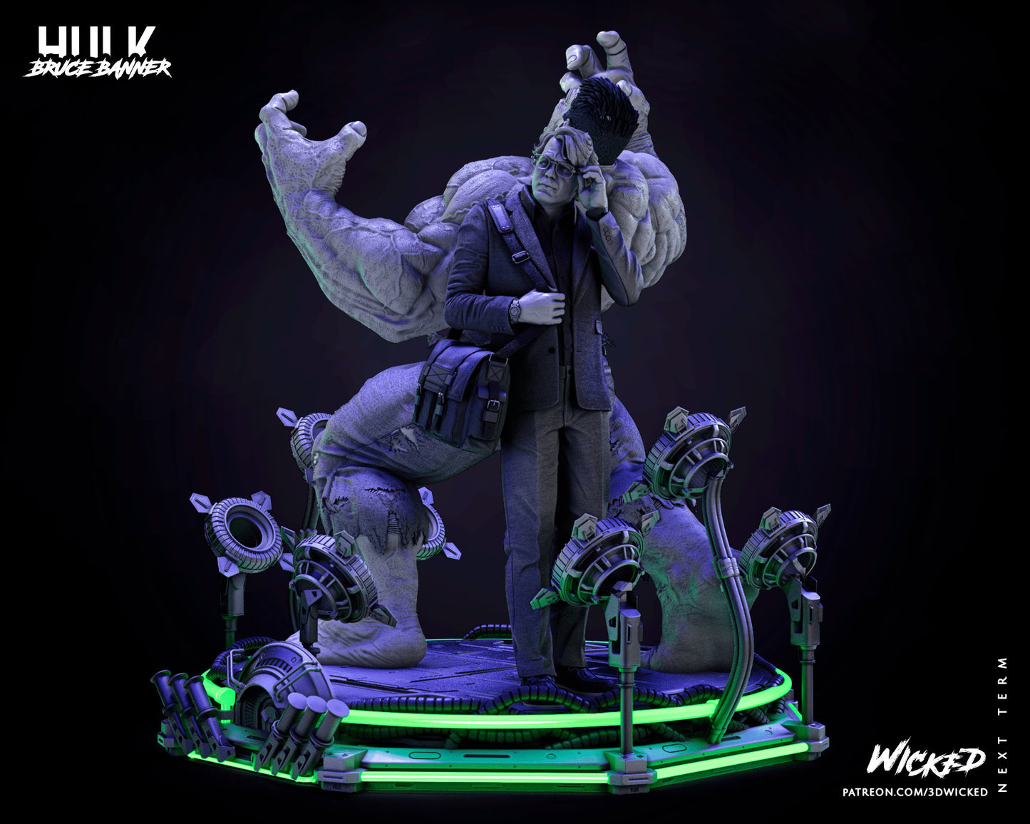 Green dude/banman Diorama(unpainted)