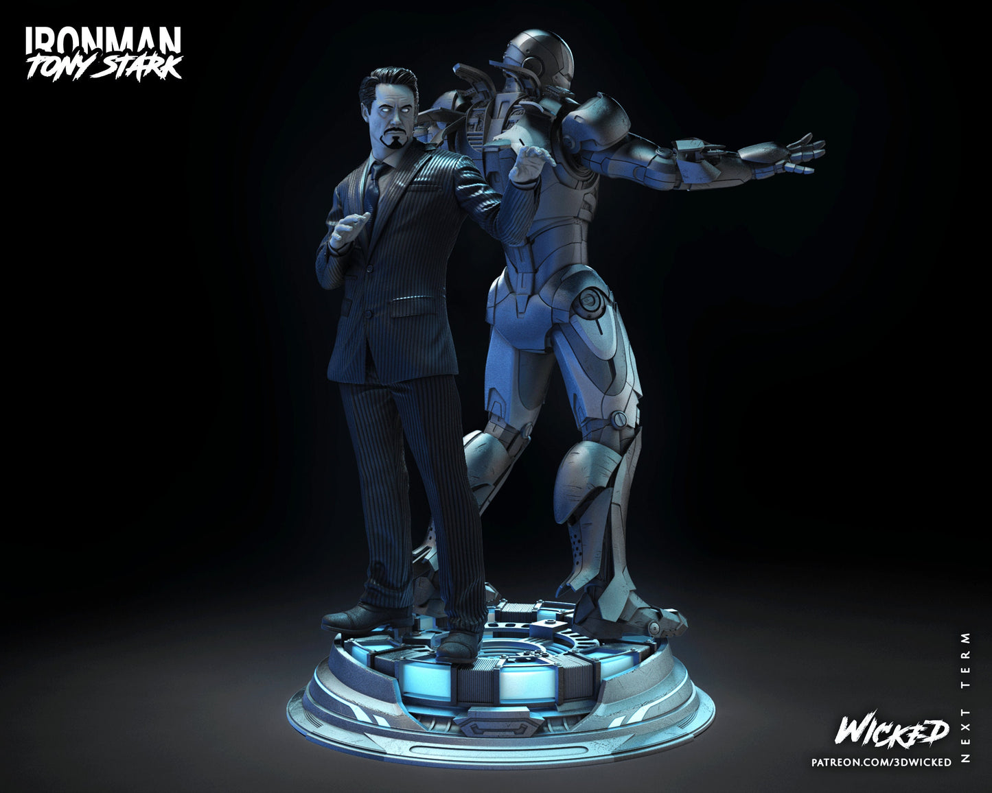 Iron guy Diorama(unpainted)