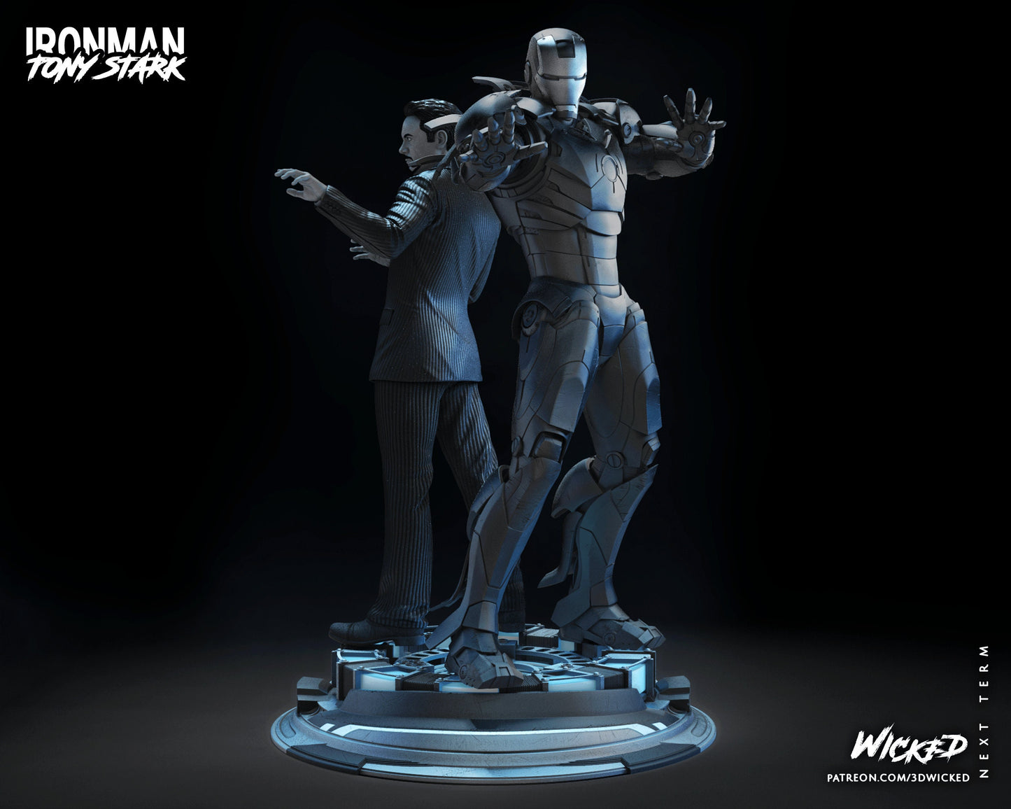 Iron guy Diorama(unpainted)