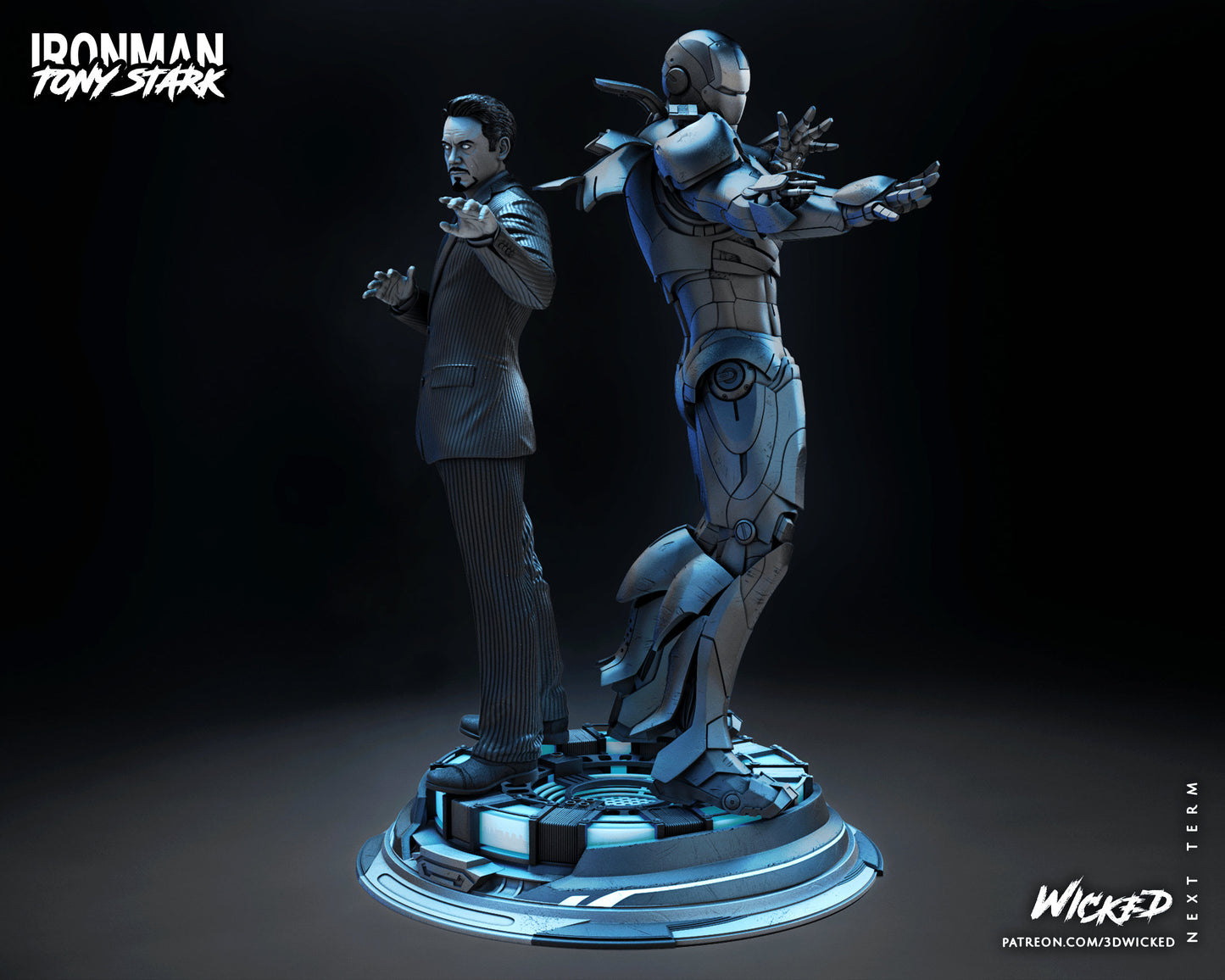 Iron guy Diorama(unpainted)