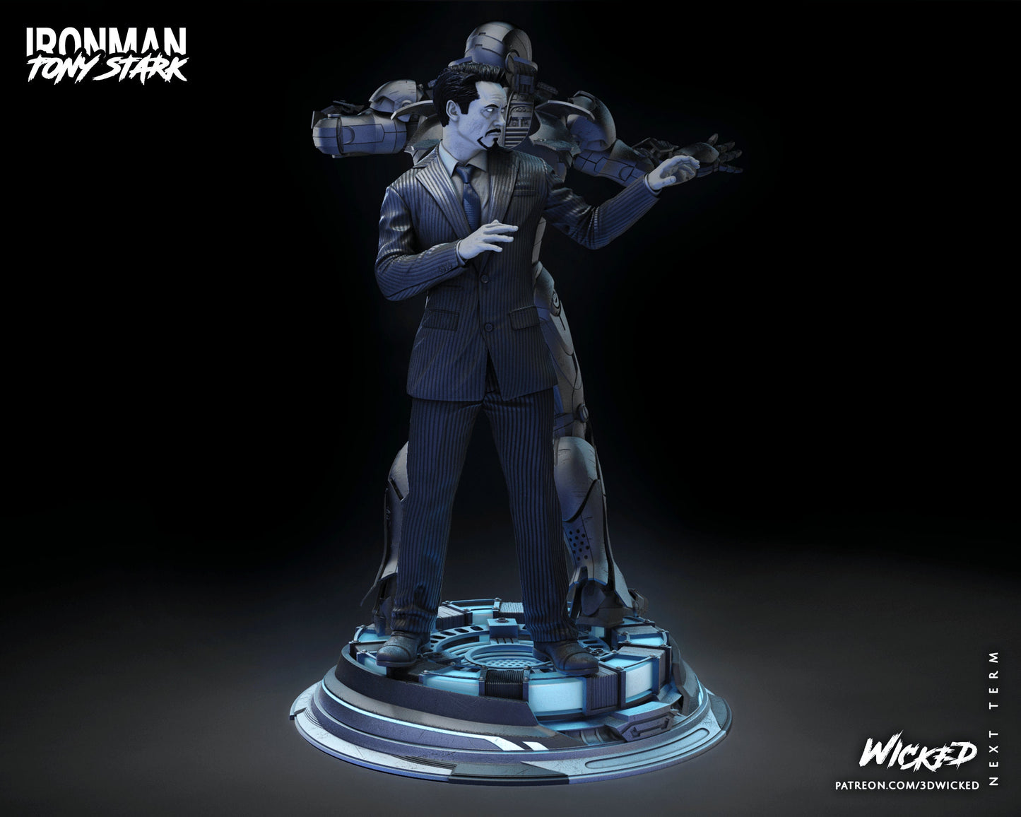 Iron guy Diorama(unpainted)