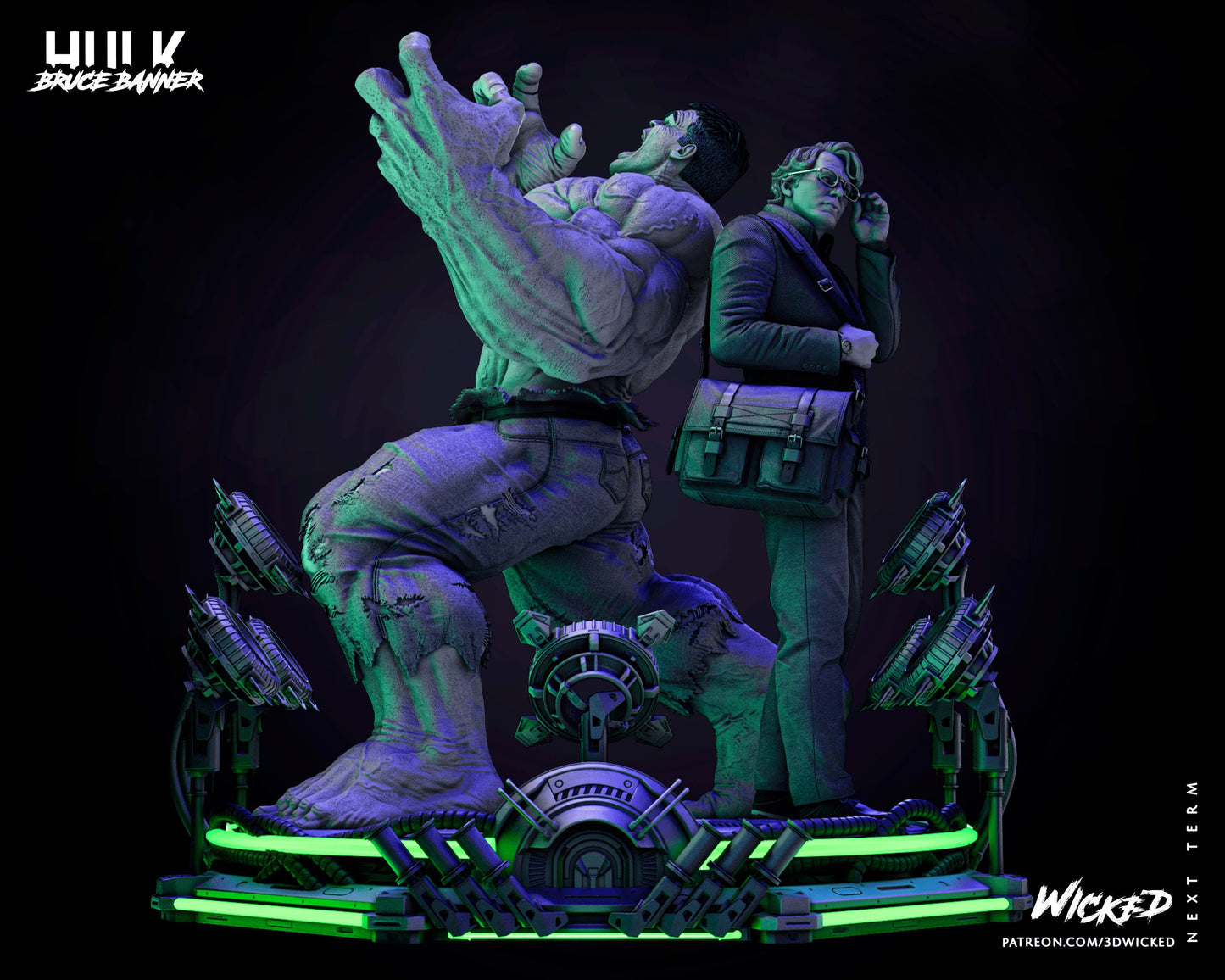 Green dude/banman Diorama(unpainted)