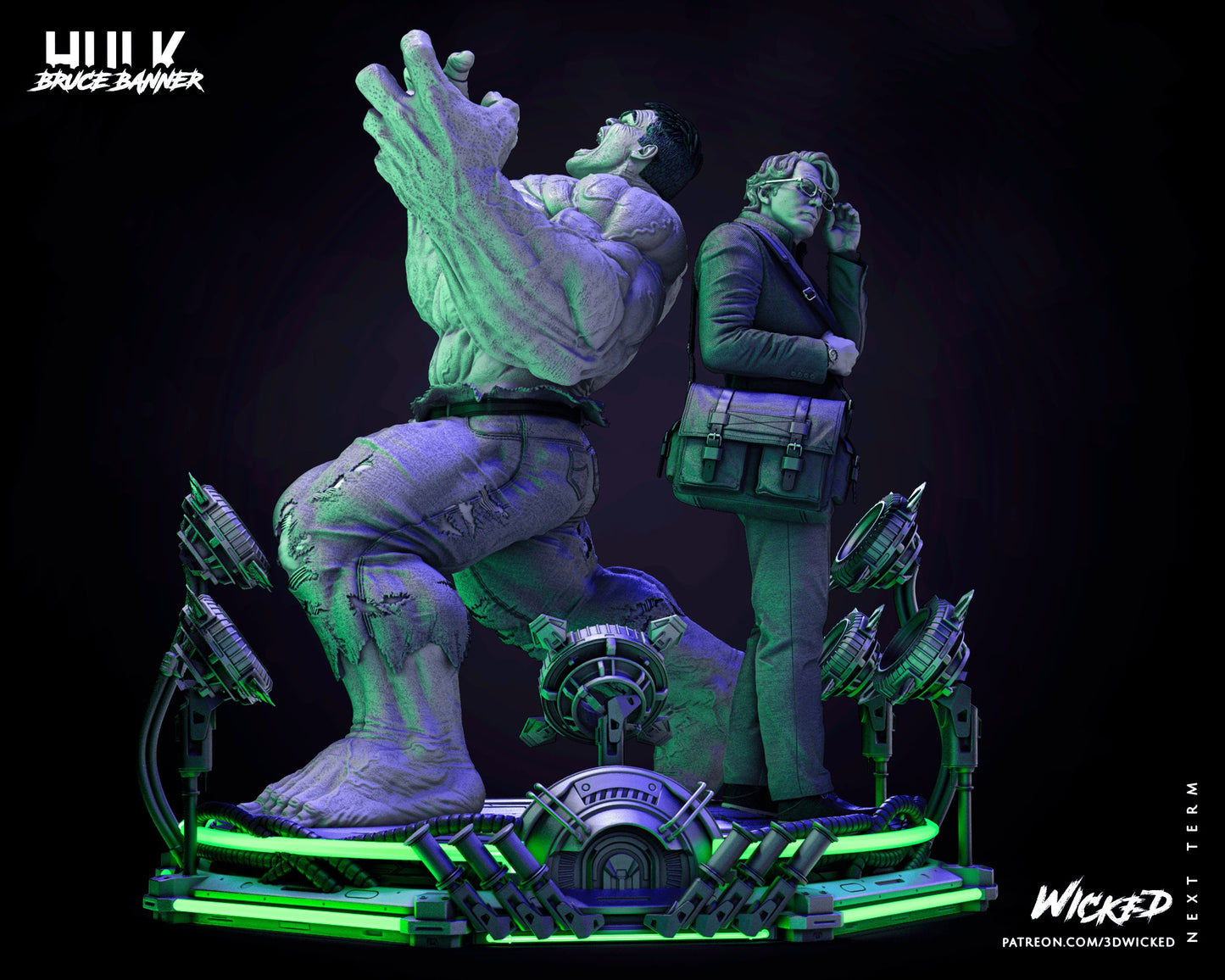 Green dude/banman Diorama(unpainted)
