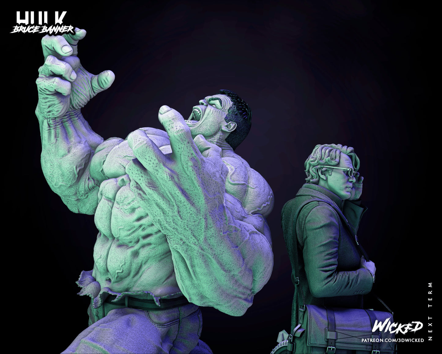 Green dude/banman Diorama(unpainted)