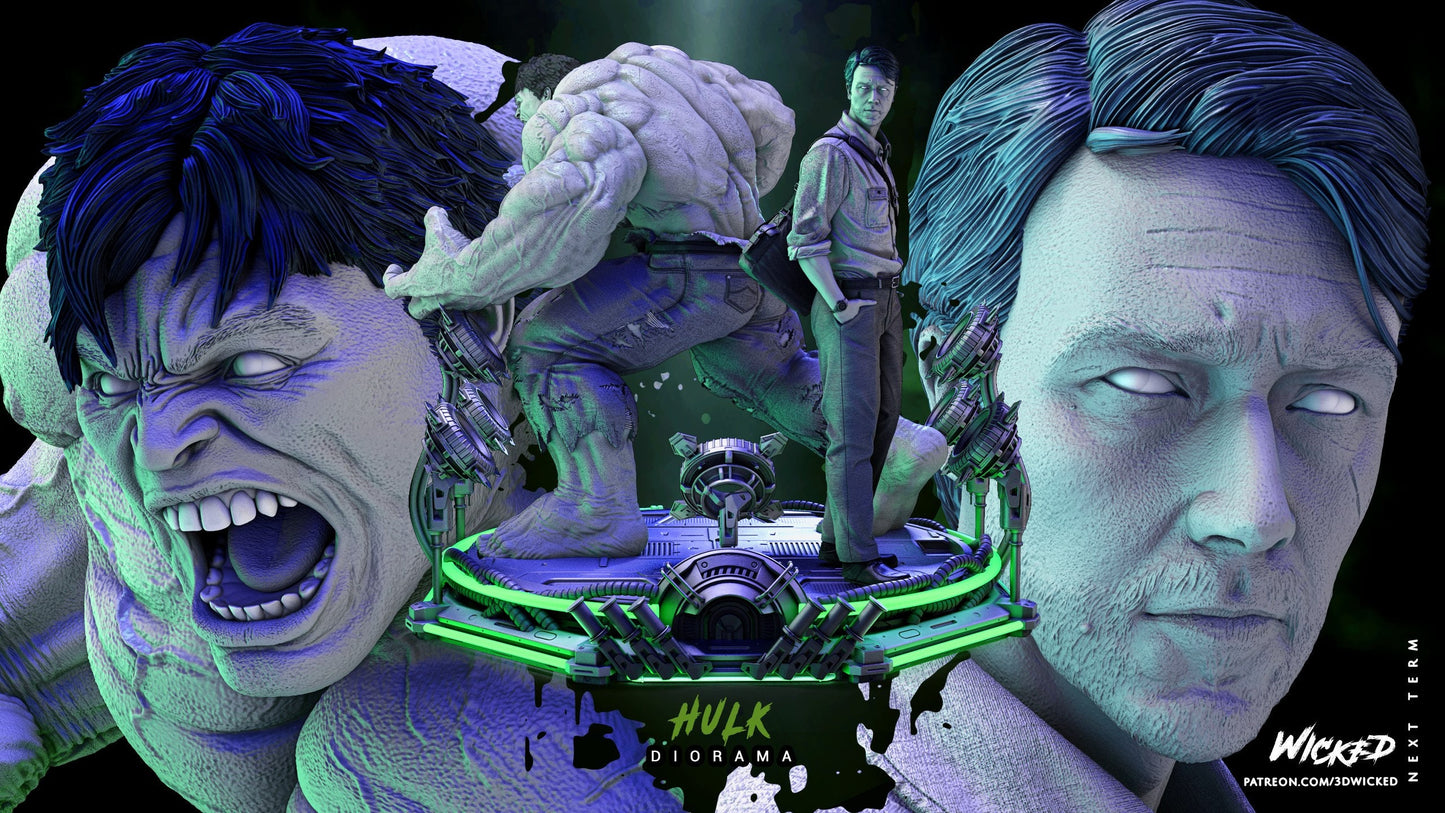 Green dude/banman Diorama(unpainted)
