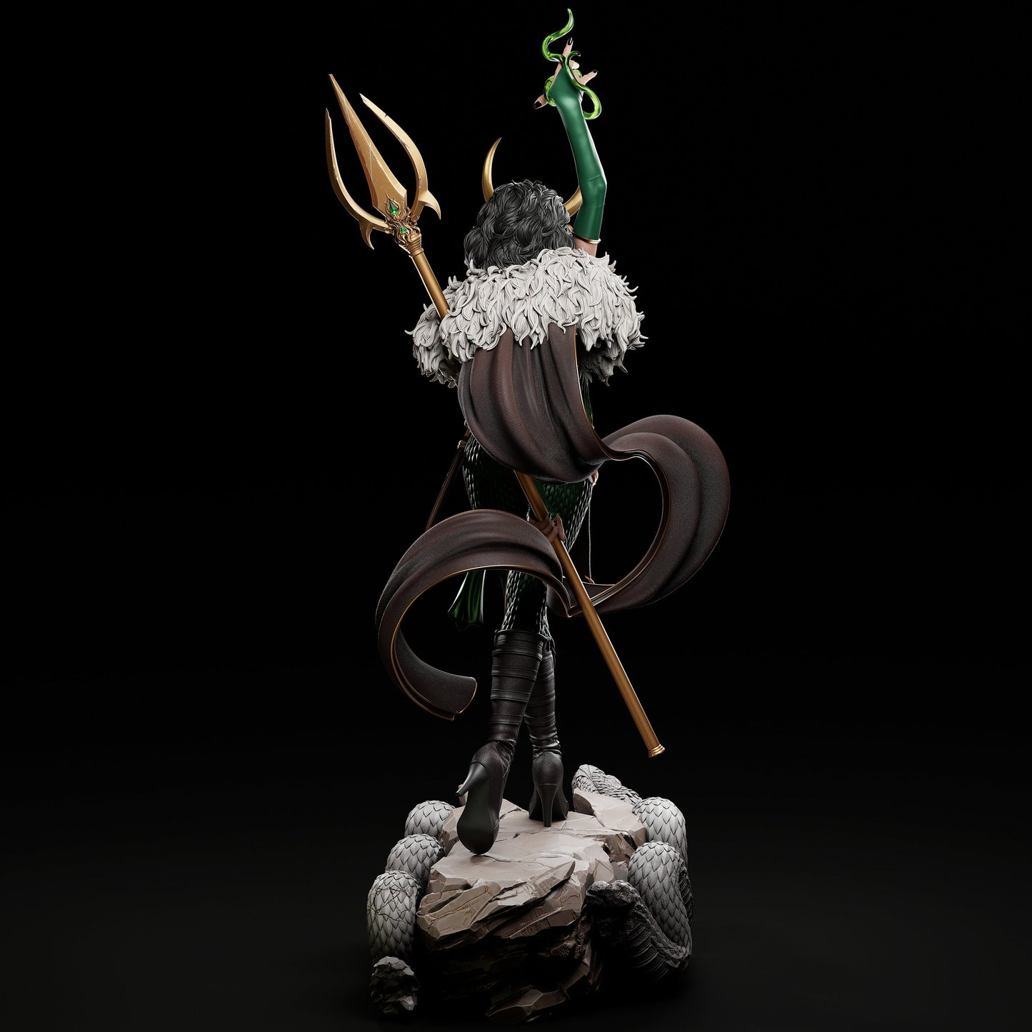 Lady Trickster model/figurine(unpainted)