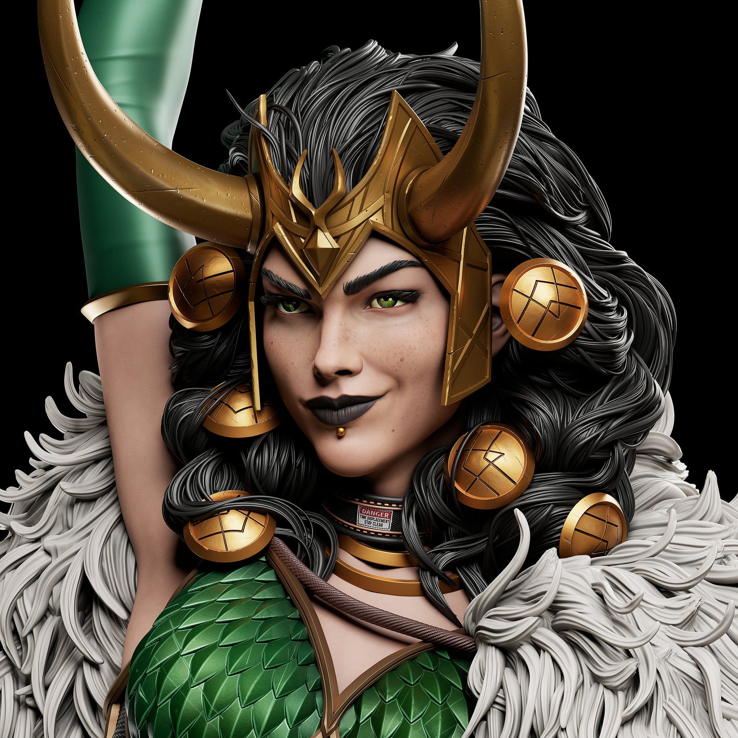 Lady Trickster model/figurine(unpainted)