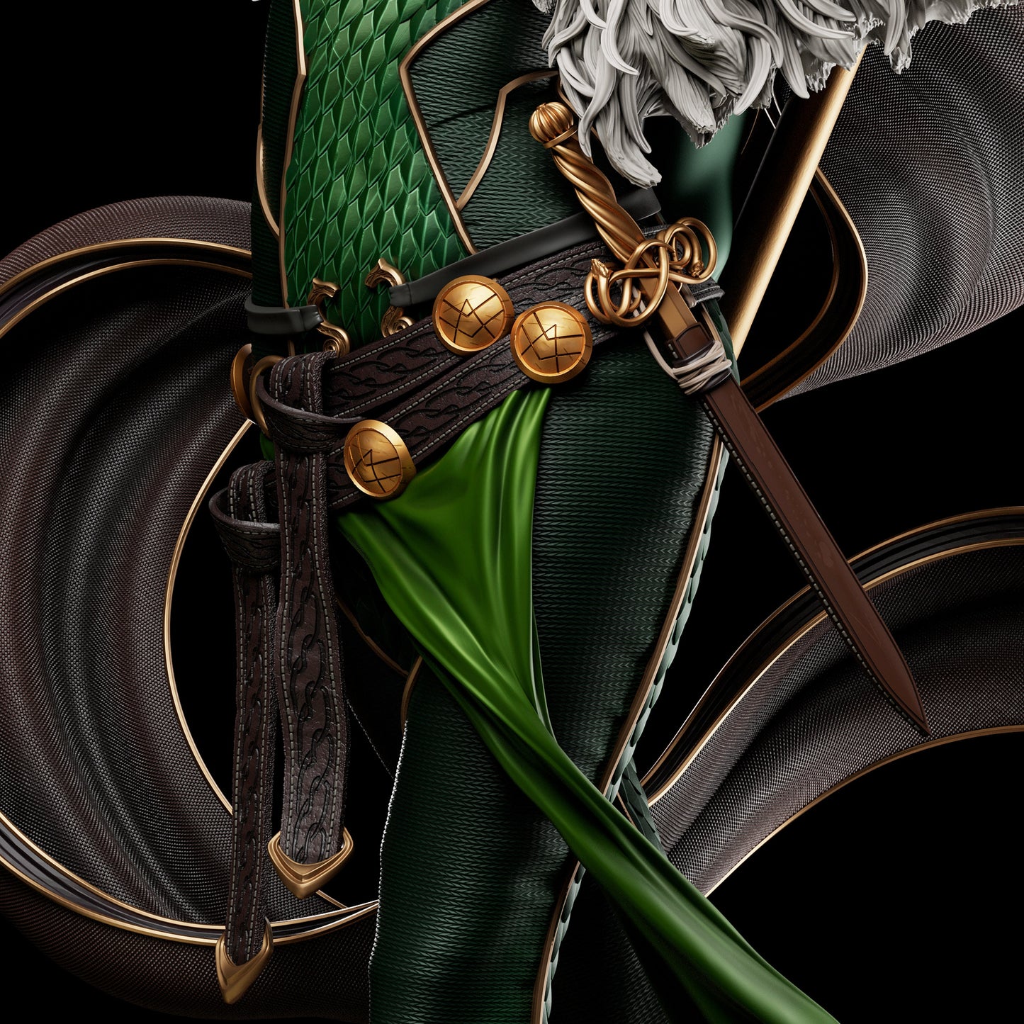 Lady Trickster model/figurine(unpainted)