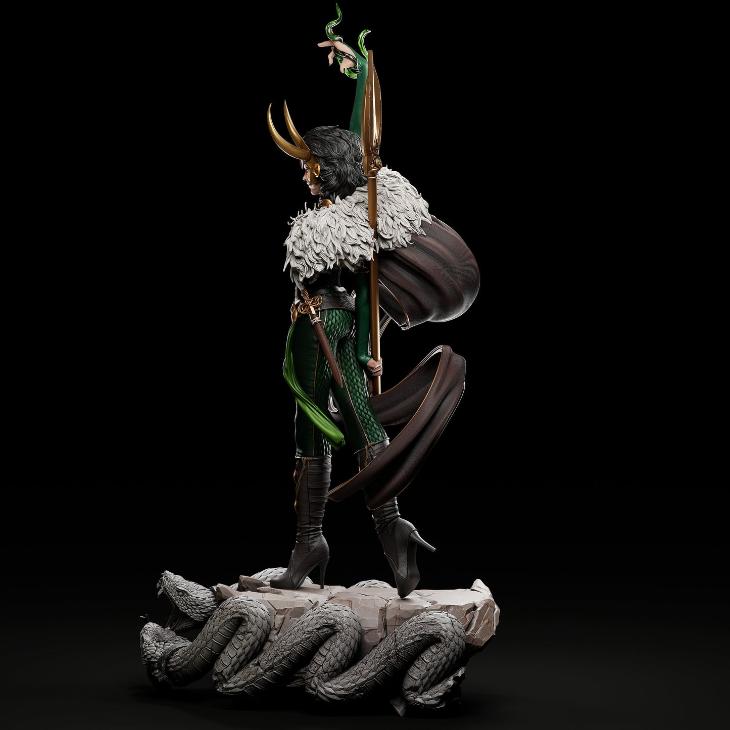 Lady Trickster model/figurine(unpainted)