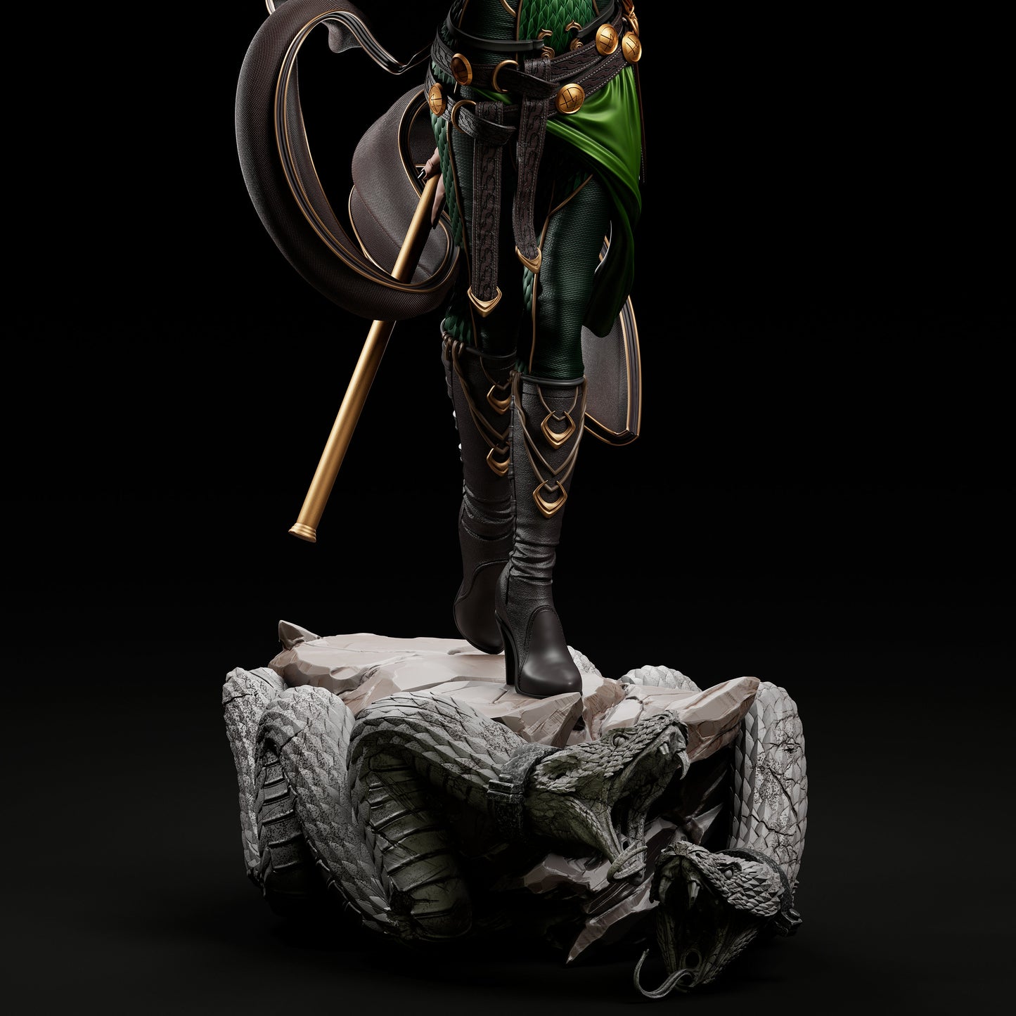Lady Trickster model/figurine(unpainted)