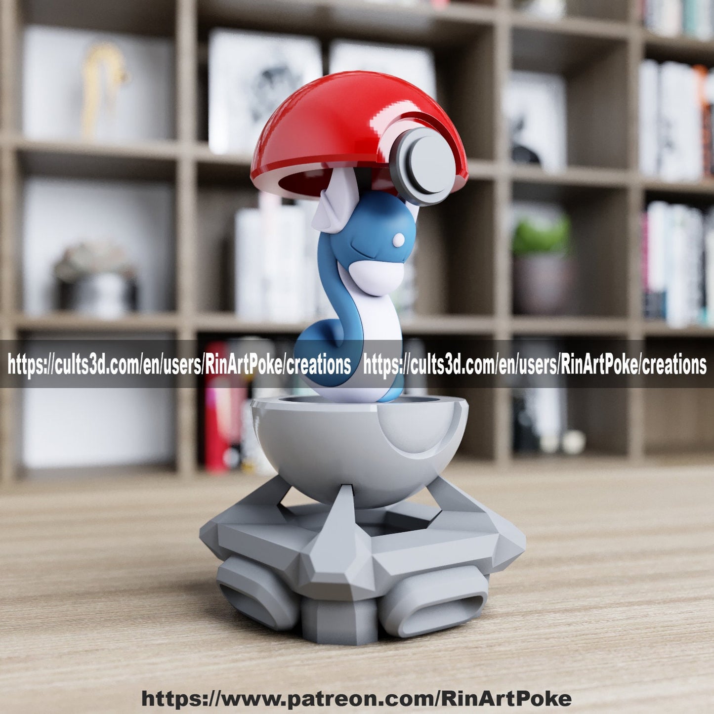 Dratini in a ball model/figurine(unpainted)