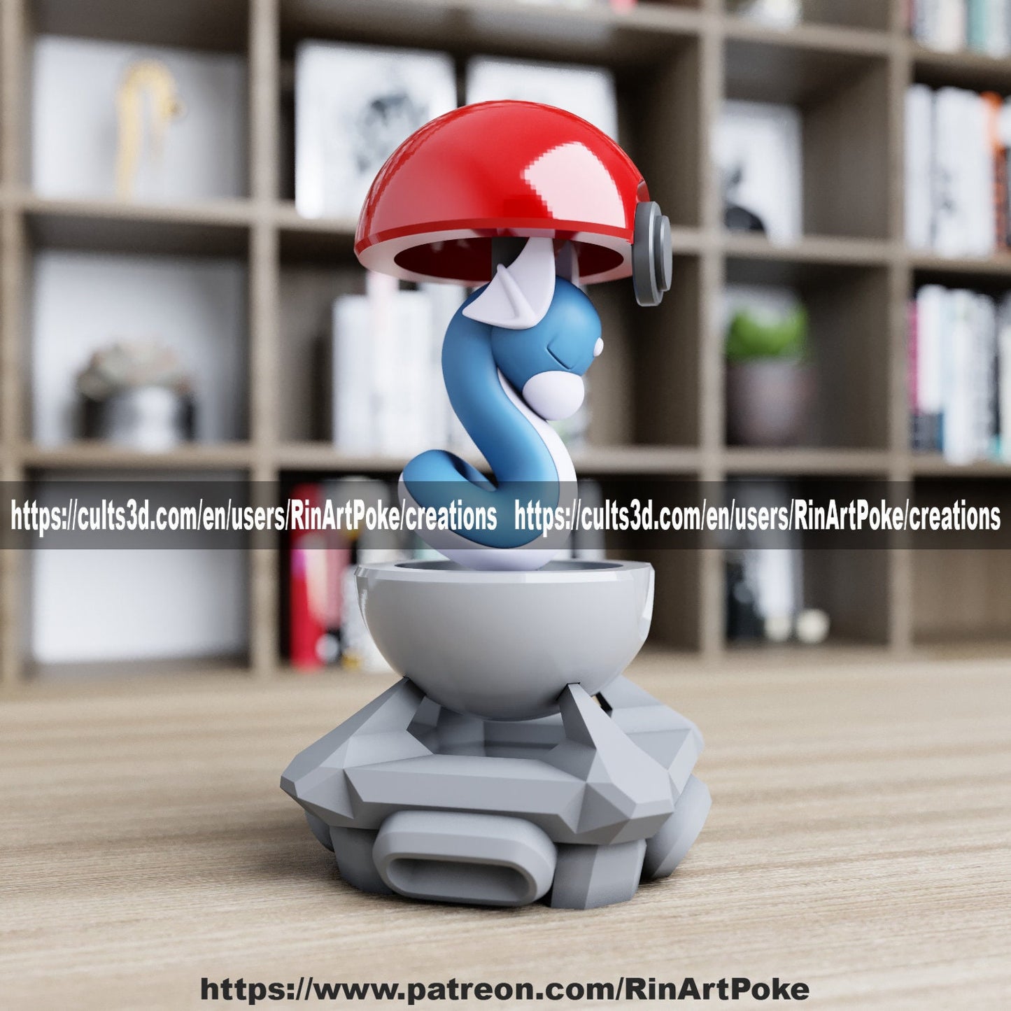 Dratini in a ball model/figurine(unpainted)